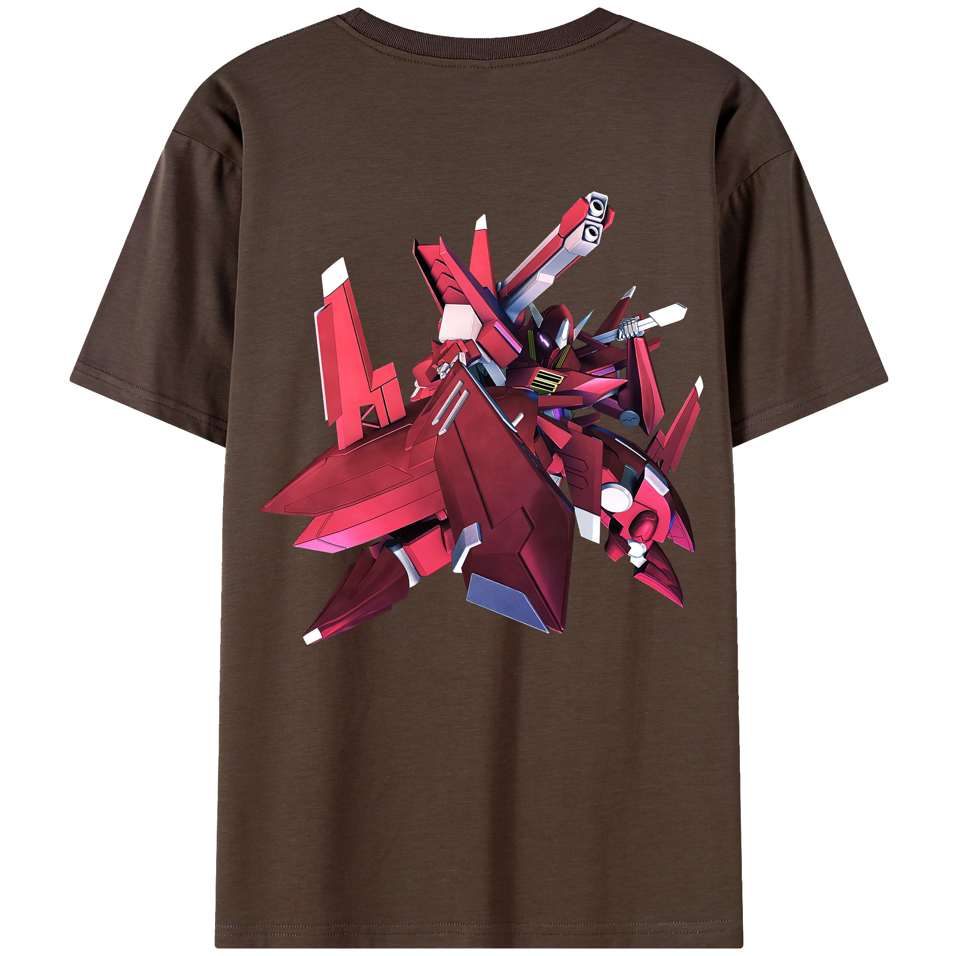 （画像用） 機動戦士ガンダム Mobile Suit Gundam 綿100％半袖Tシャツ（背面プリント）