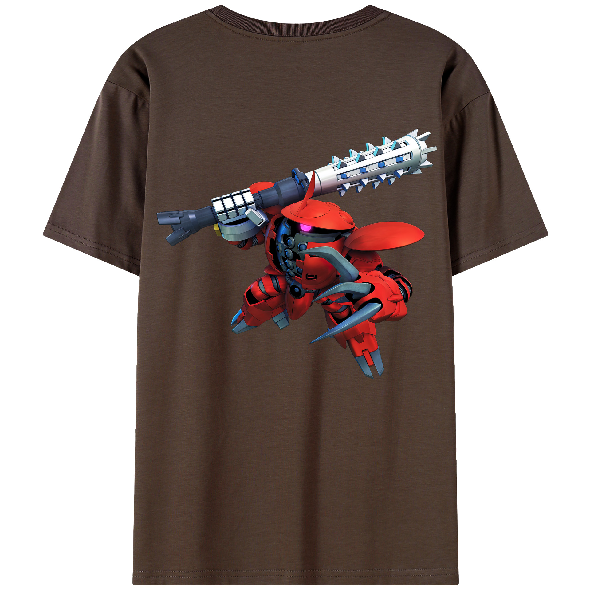 （画像用） 機動戦士ガンダム Mobile Suit Gundam 綿100％半袖Tシャツ（背面プリント）