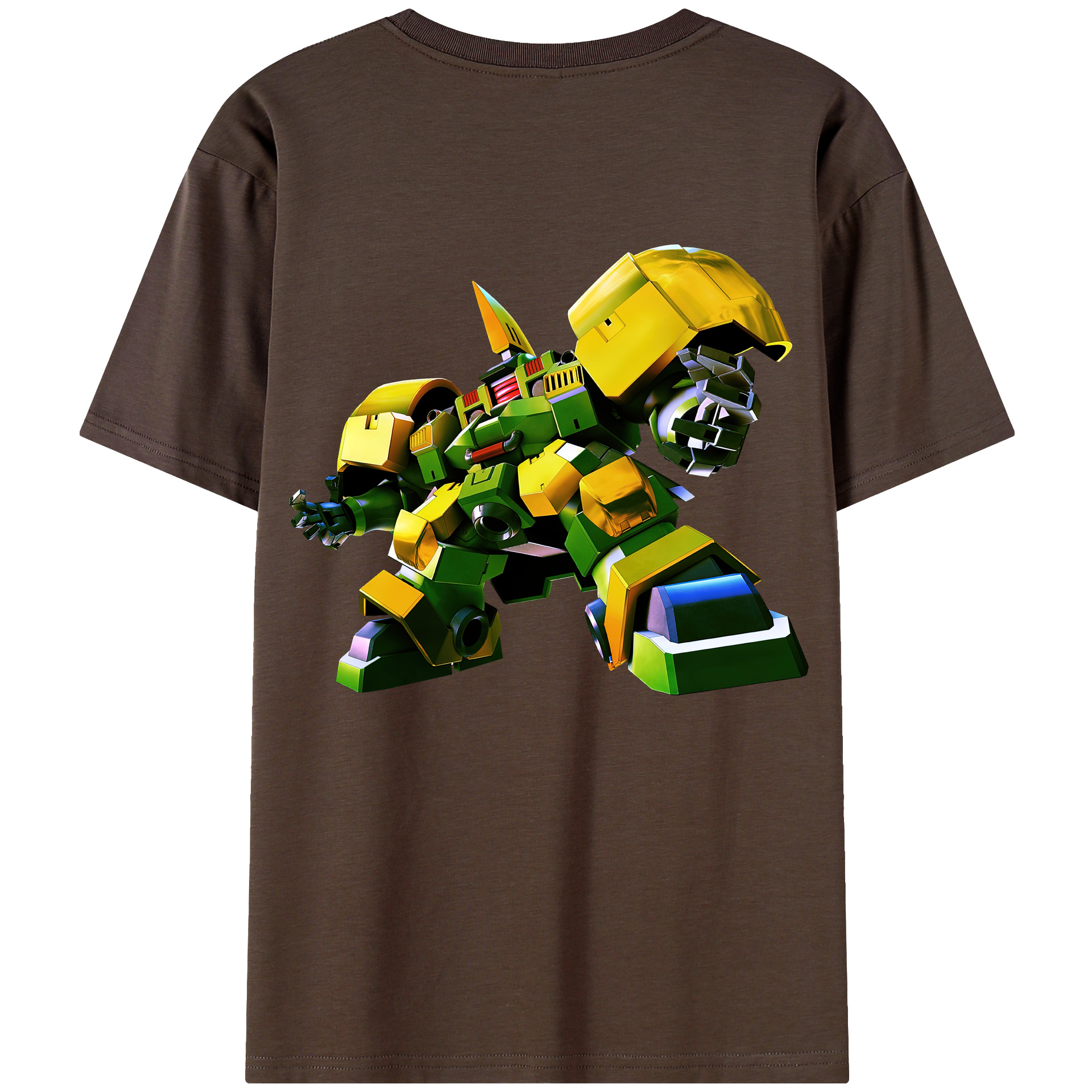 （画像用） 機動戦士ガンダム Mobile Suit Gundam 綿100％半袖Tシャツ（背面プリント）
