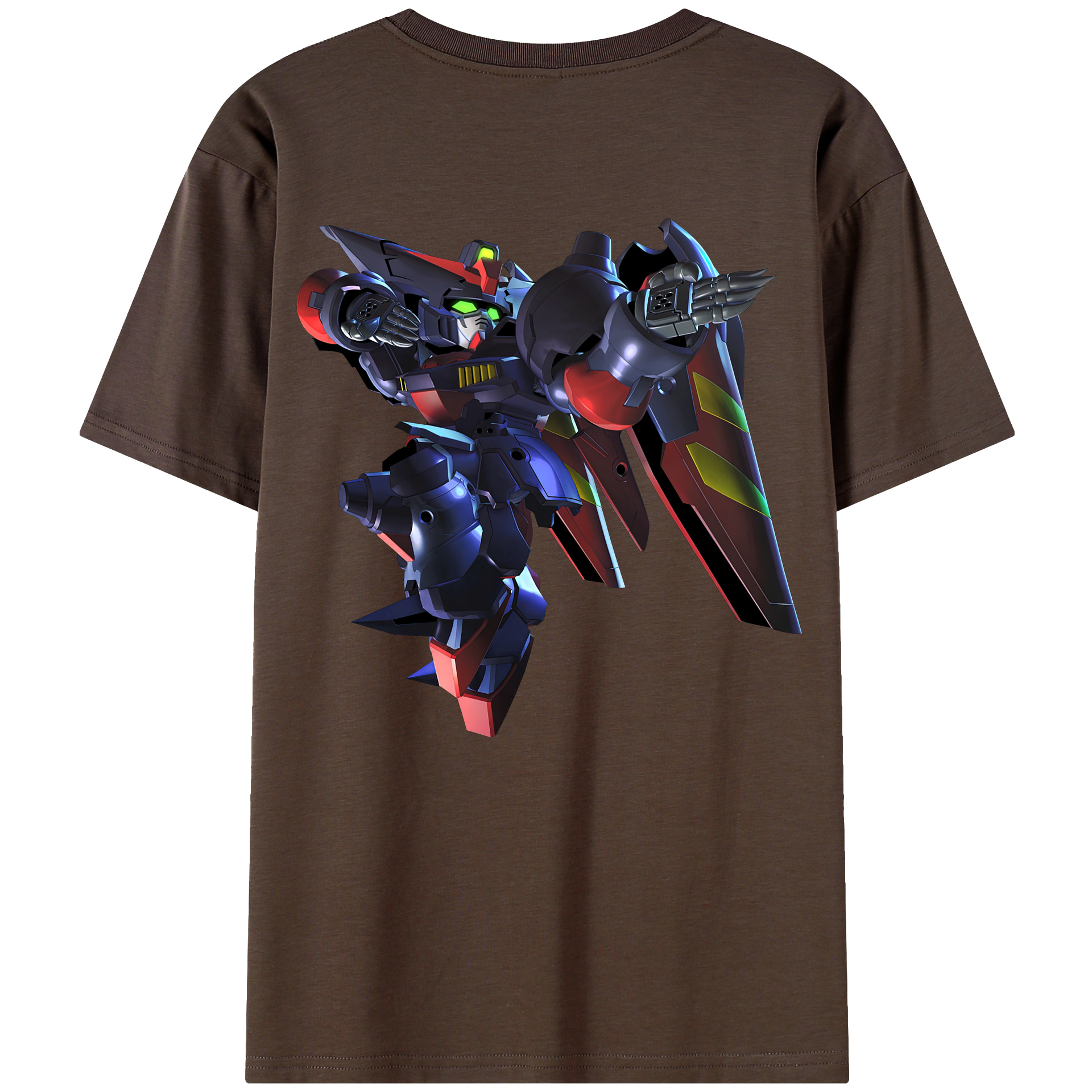 （画像用） 機動戦士ガンダム Mobile Suit Gundam 綿100％半袖Tシャツ（背面プリント）