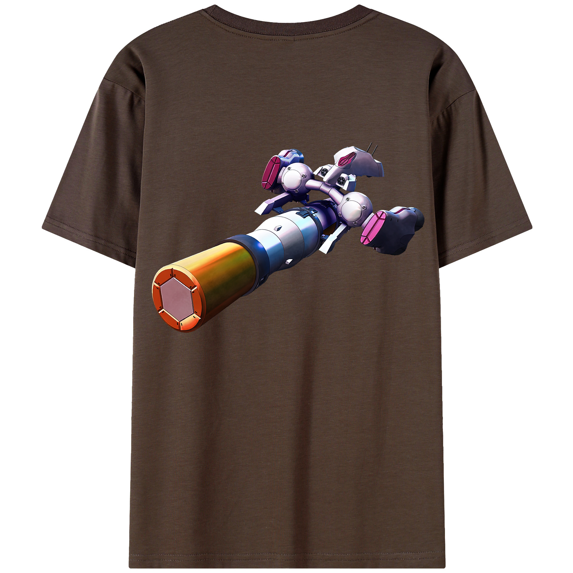（画像用） 機動戦士ガンダム Mobile Suit Gundam 綿100％半袖Tシャツ（背面プリント）