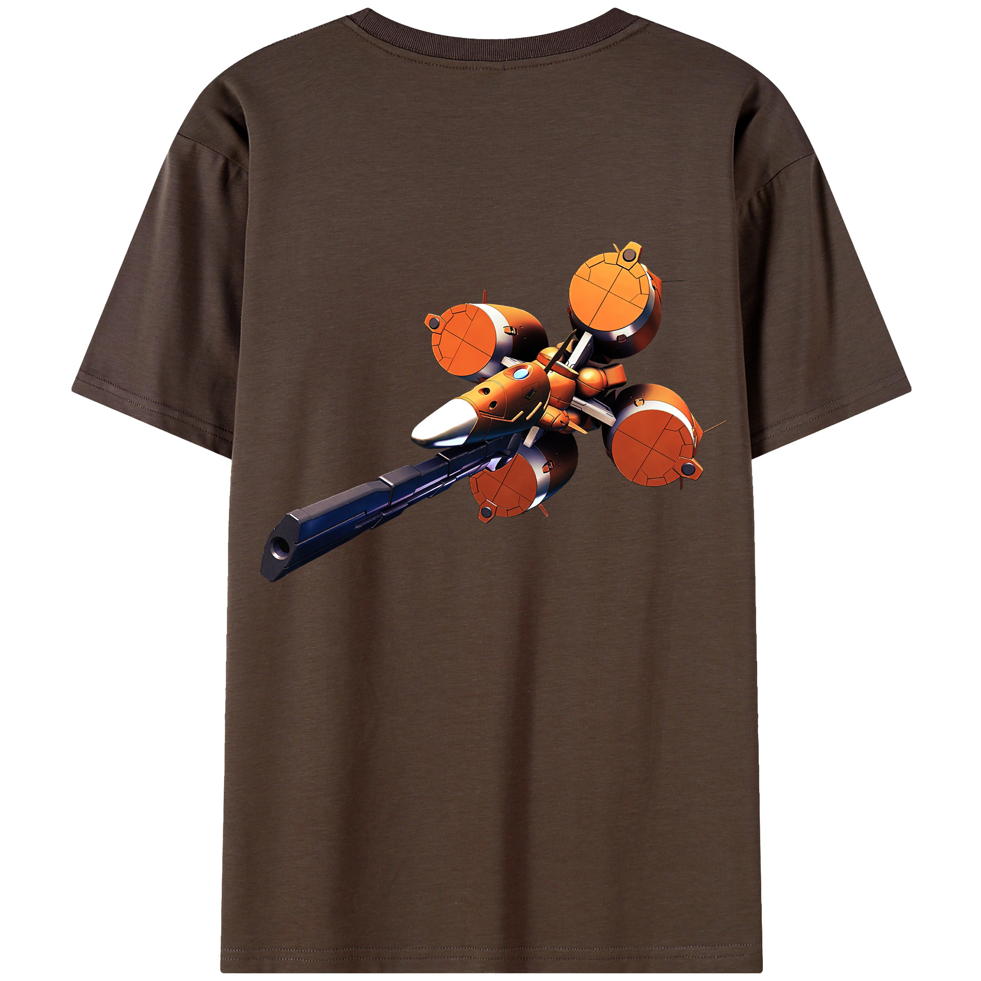 （画像用） 機動戦士ガンダム Mobile Suit Gundam 綿100％半袖Tシャツ（背面プリント）