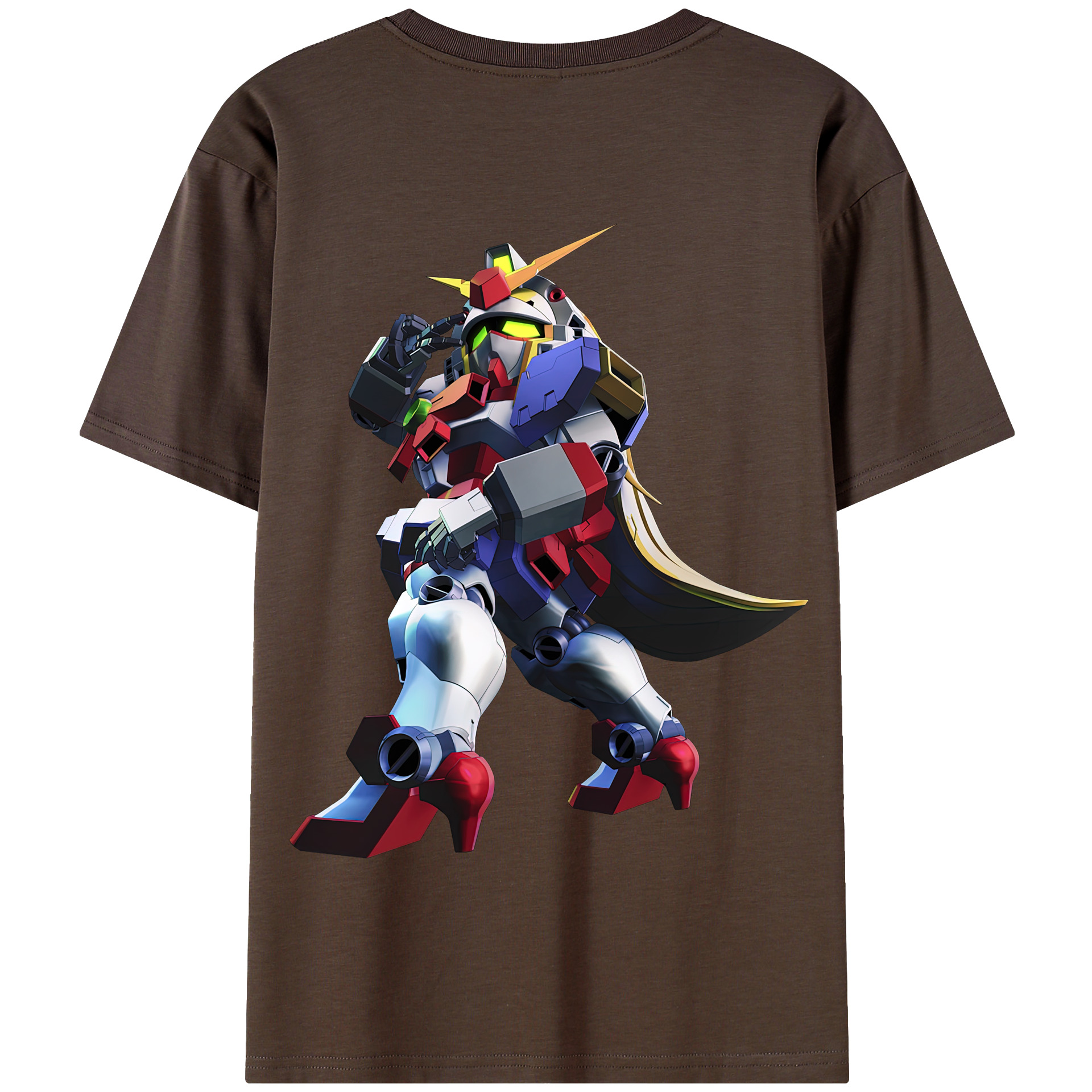 （画像用） 機動戦士ガンダム Mobile Suit Gundam 綿100％半袖Tシャツ（背面プリント）