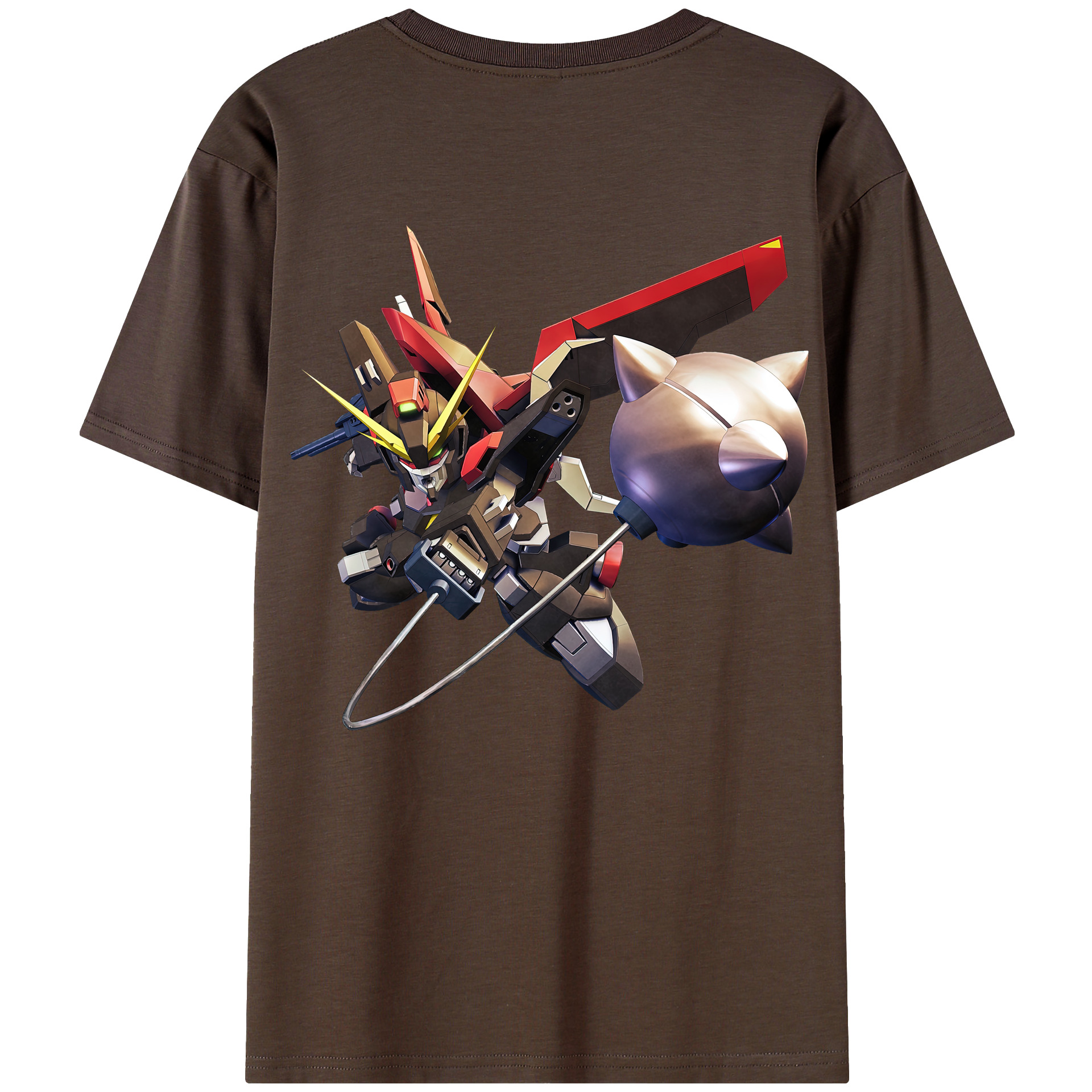 （画像用） 機動戦士ガンダム Mobile Suit Gundam 綿100％半袖Tシャツ（背面プリント）