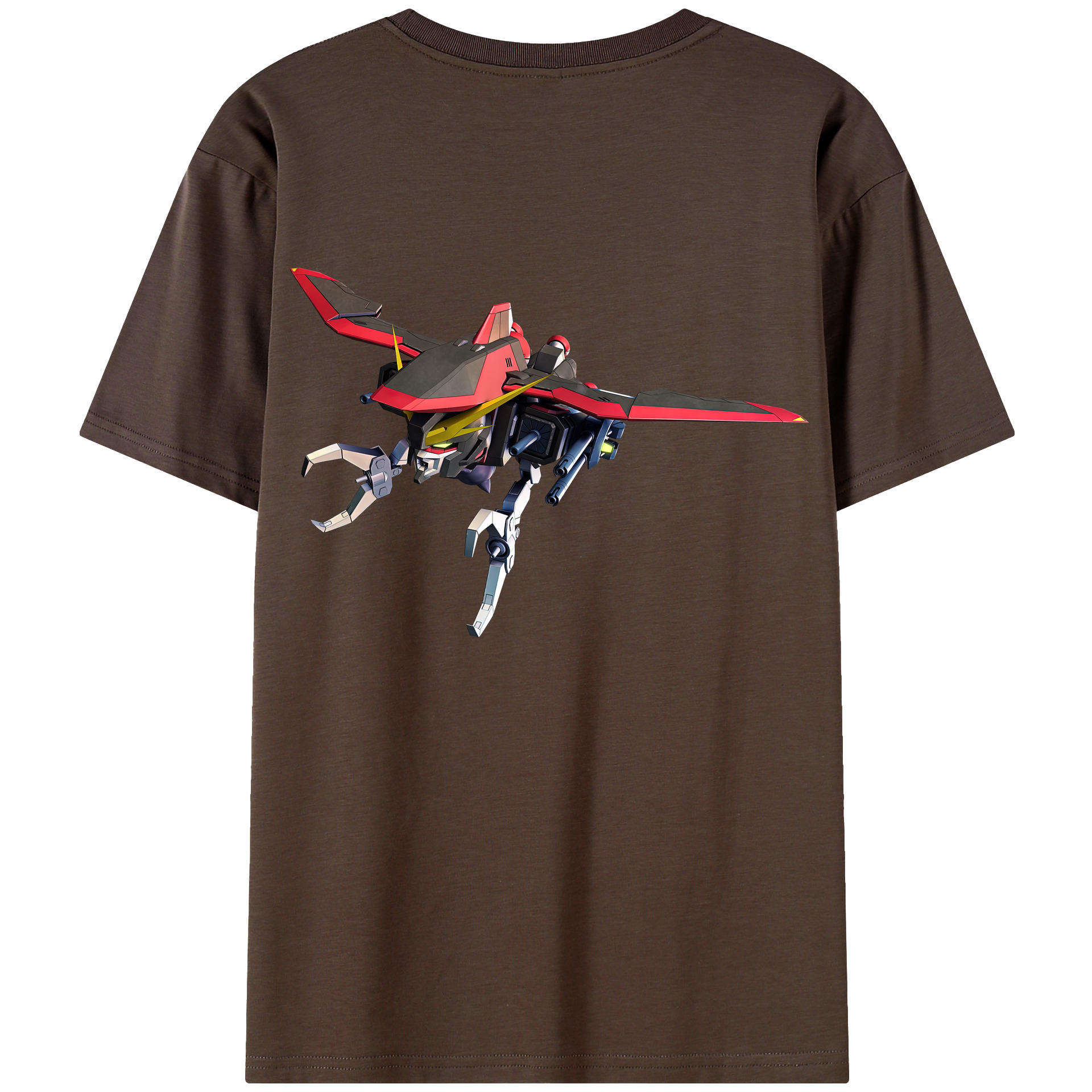 （画像用） 機動戦士ガンダム Mobile Suit Gundam 綿100％半袖Tシャツ（背面プリント）