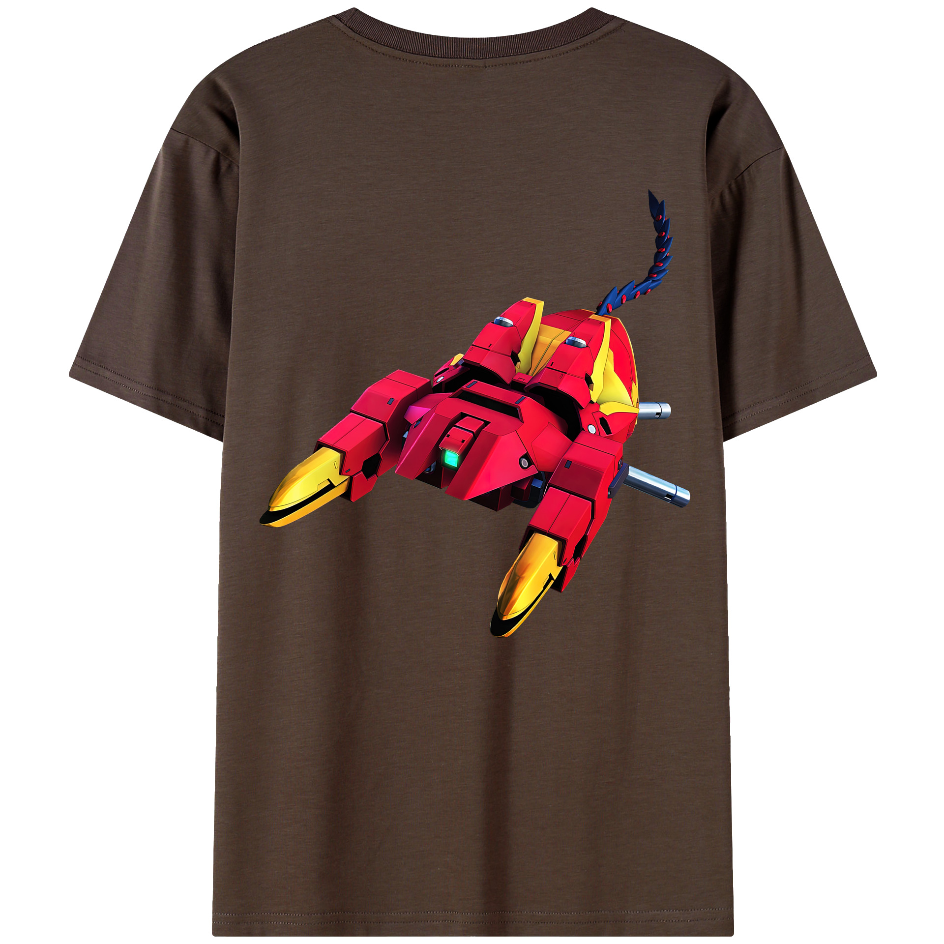 （画像用） 機動戦士ガンダム Mobile Suit Gundam 綿100％半袖Tシャツ（背面プリント）