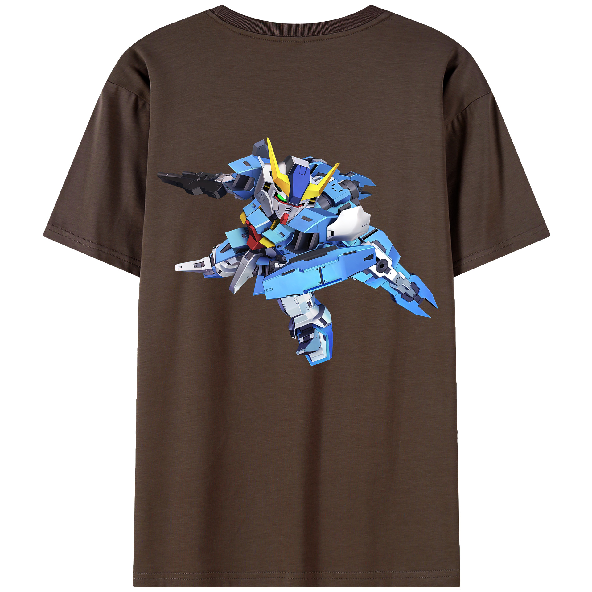 （画像用） 機動戦士ガンダム Mobile Suit Gundam 綿100％半袖Tシャツ（背面プリント）