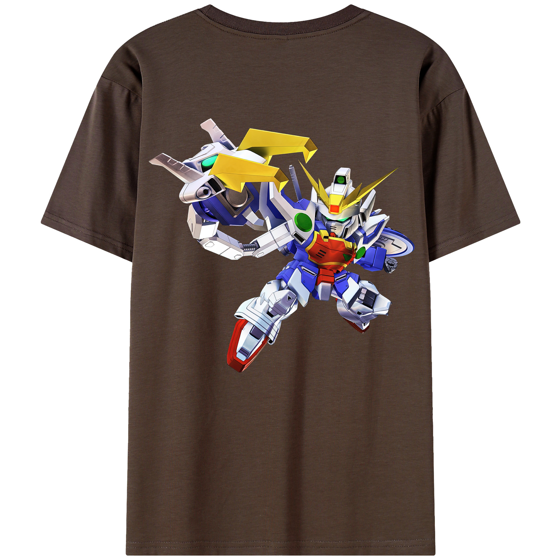 （画像用） 機動戦士ガンダム Mobile Suit Gundam 綿100％半袖Tシャツ（背面プリント）