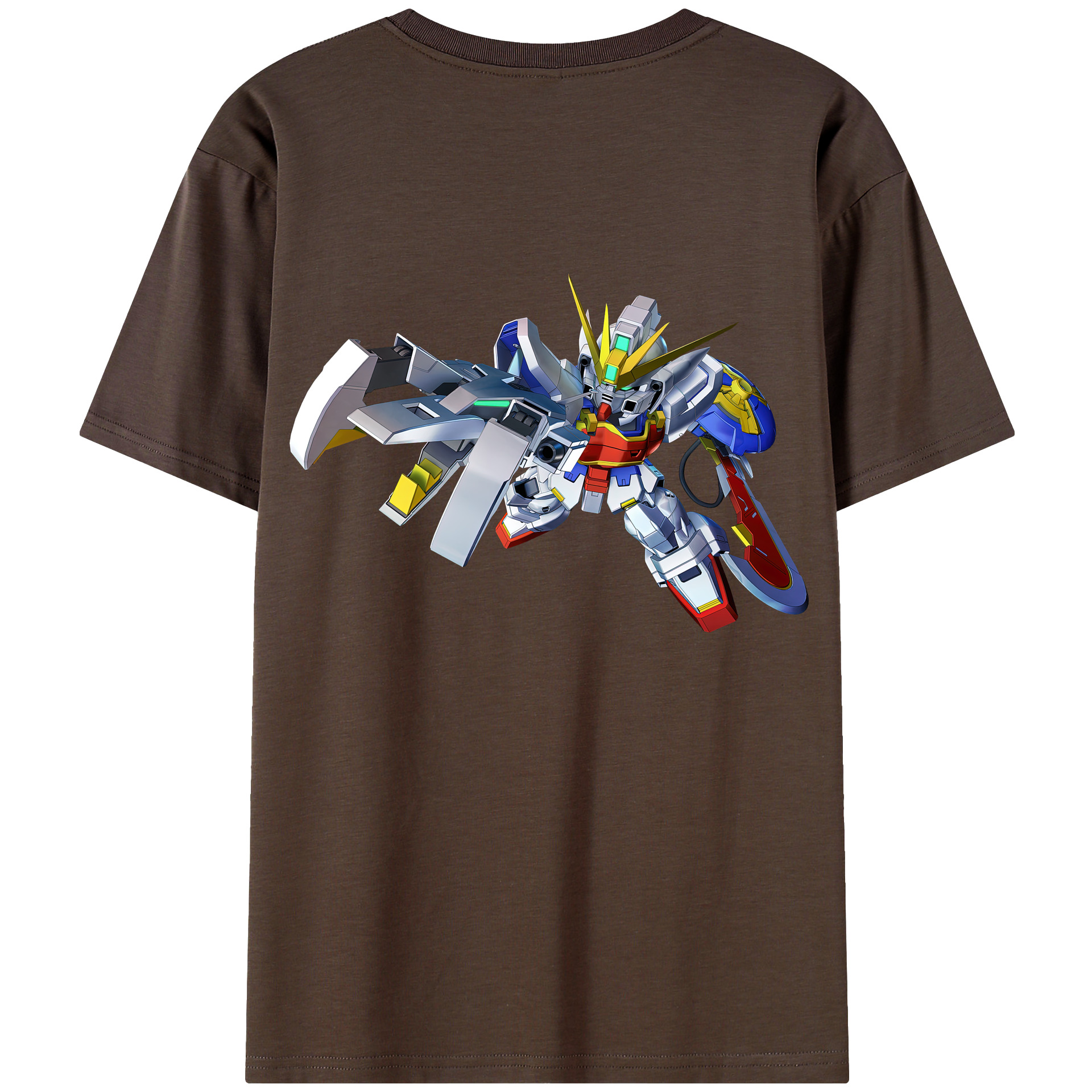 （画像用） 機動戦士ガンダム Mobile Suit Gundam 綿100％半袖Tシャツ（背面プリント）