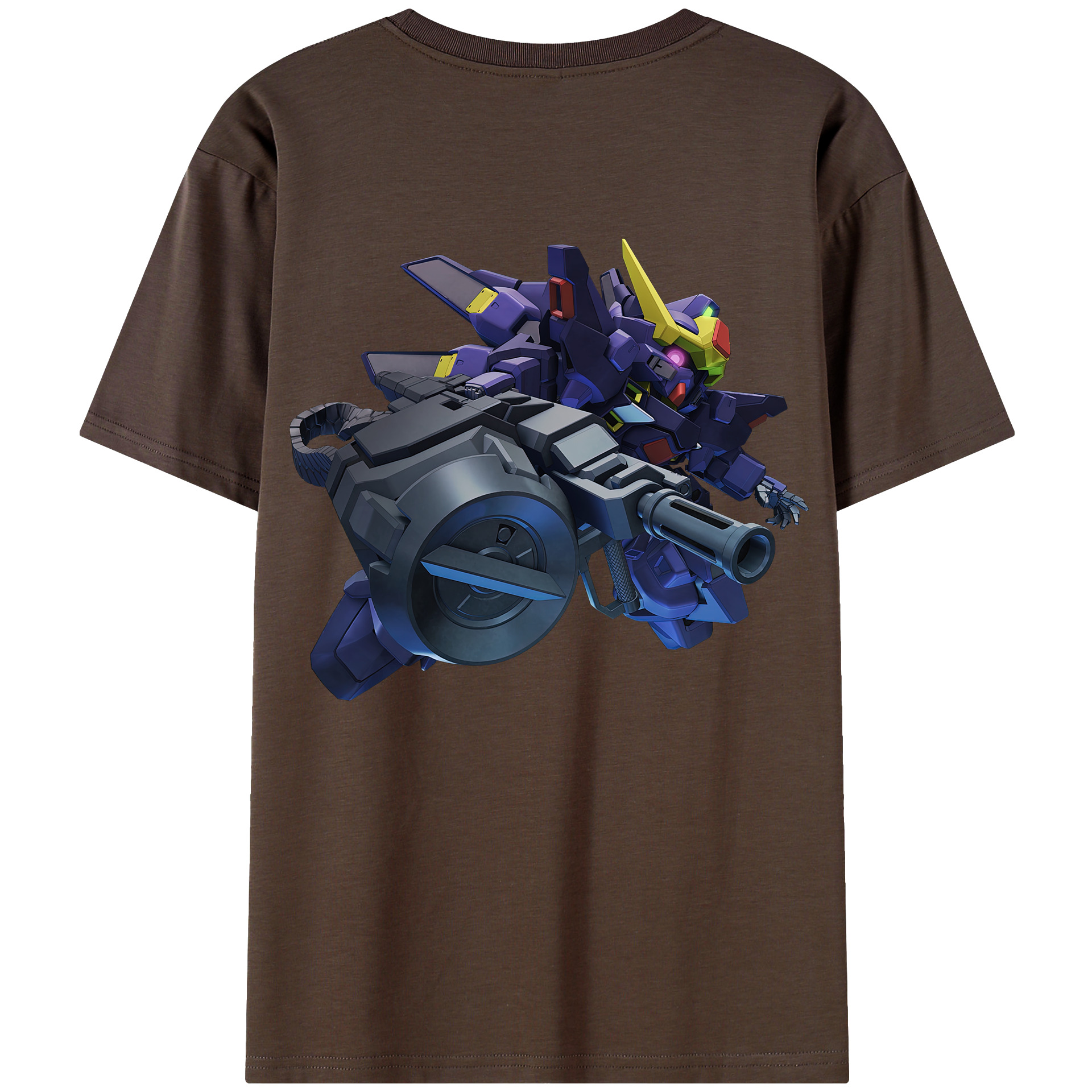 （画像用） 機動戦士ガンダム Mobile Suit Gundam 綿100％半袖Tシャツ（背面プリント）