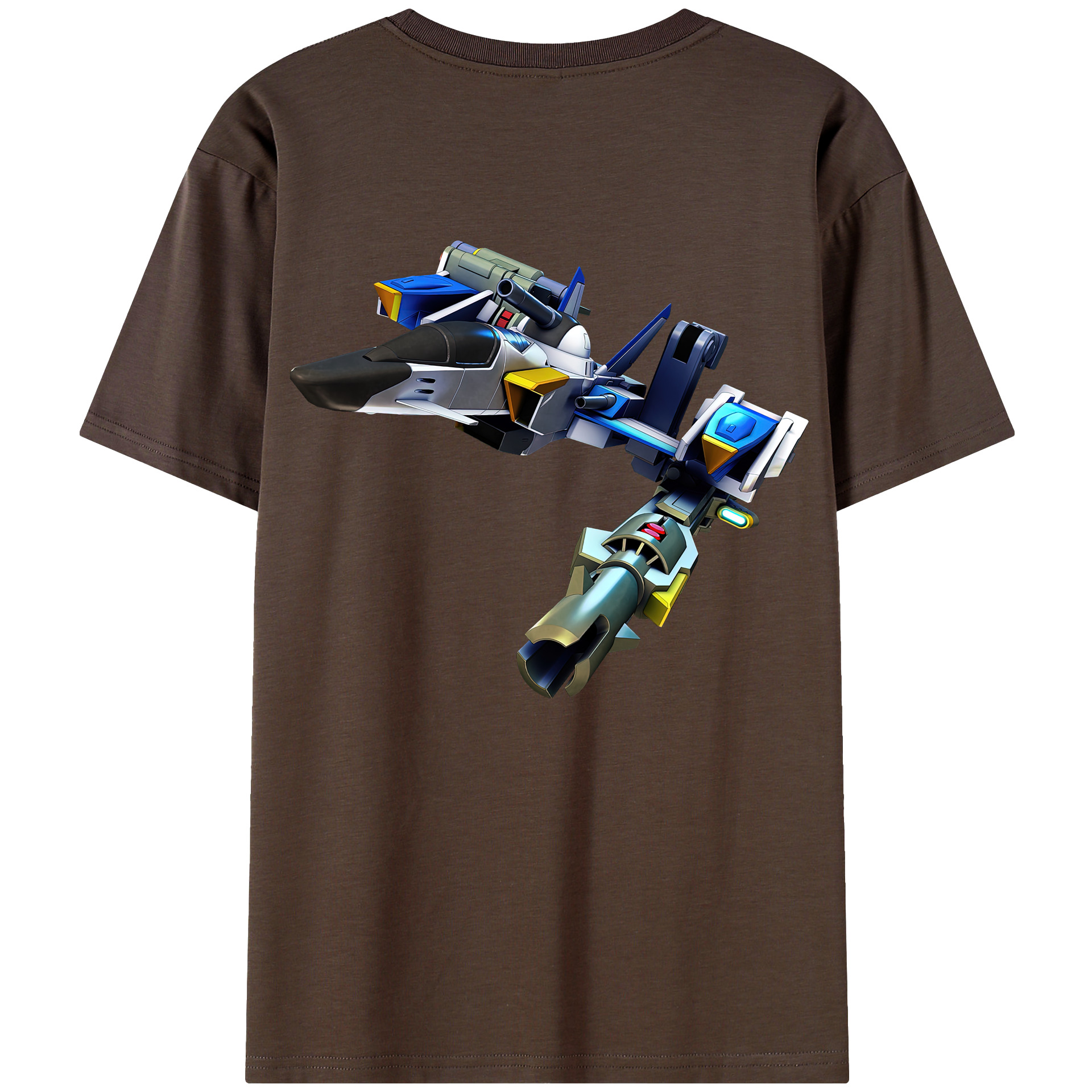 （画像用） 機動戦士ガンダム Mobile Suit Gundam 綿100％半袖Tシャツ（背面プリント）