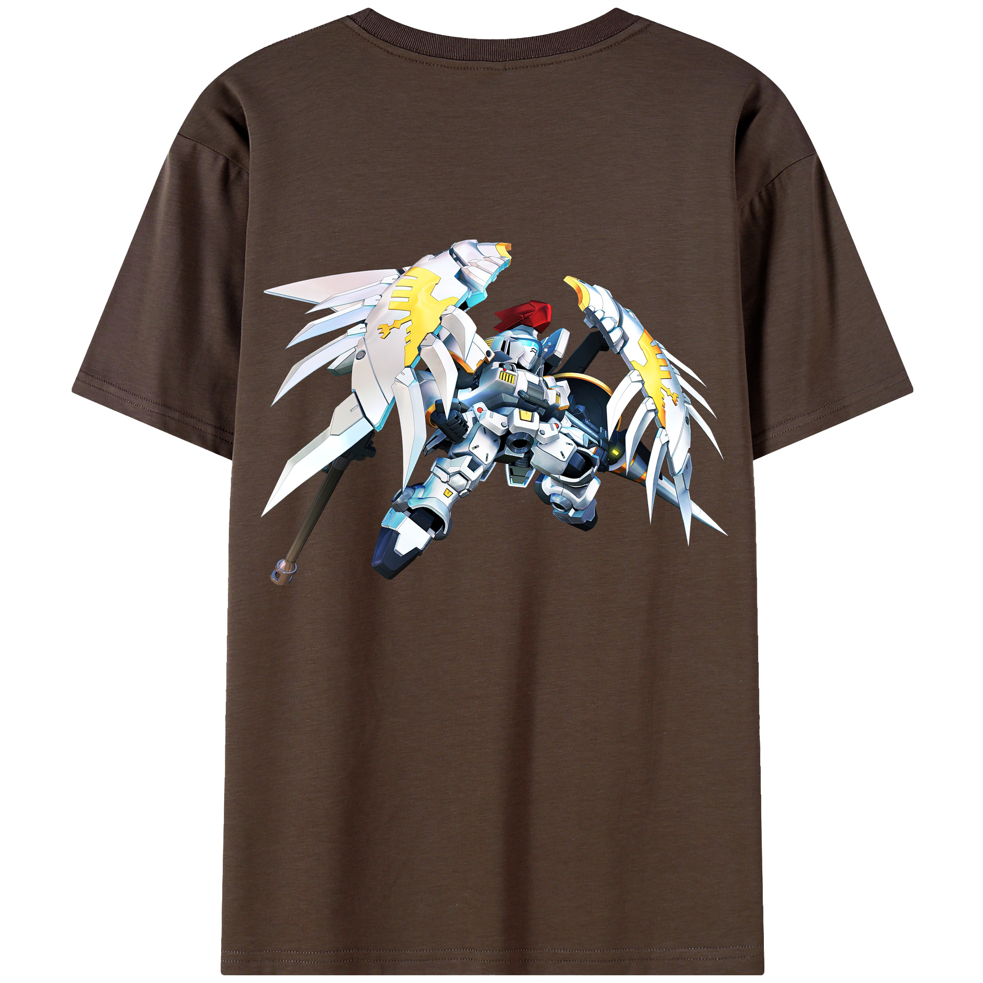 （画像用） 機動戦士ガンダム Mobile Suit Gundam 綿100％半袖Tシャツ（背面プリント）