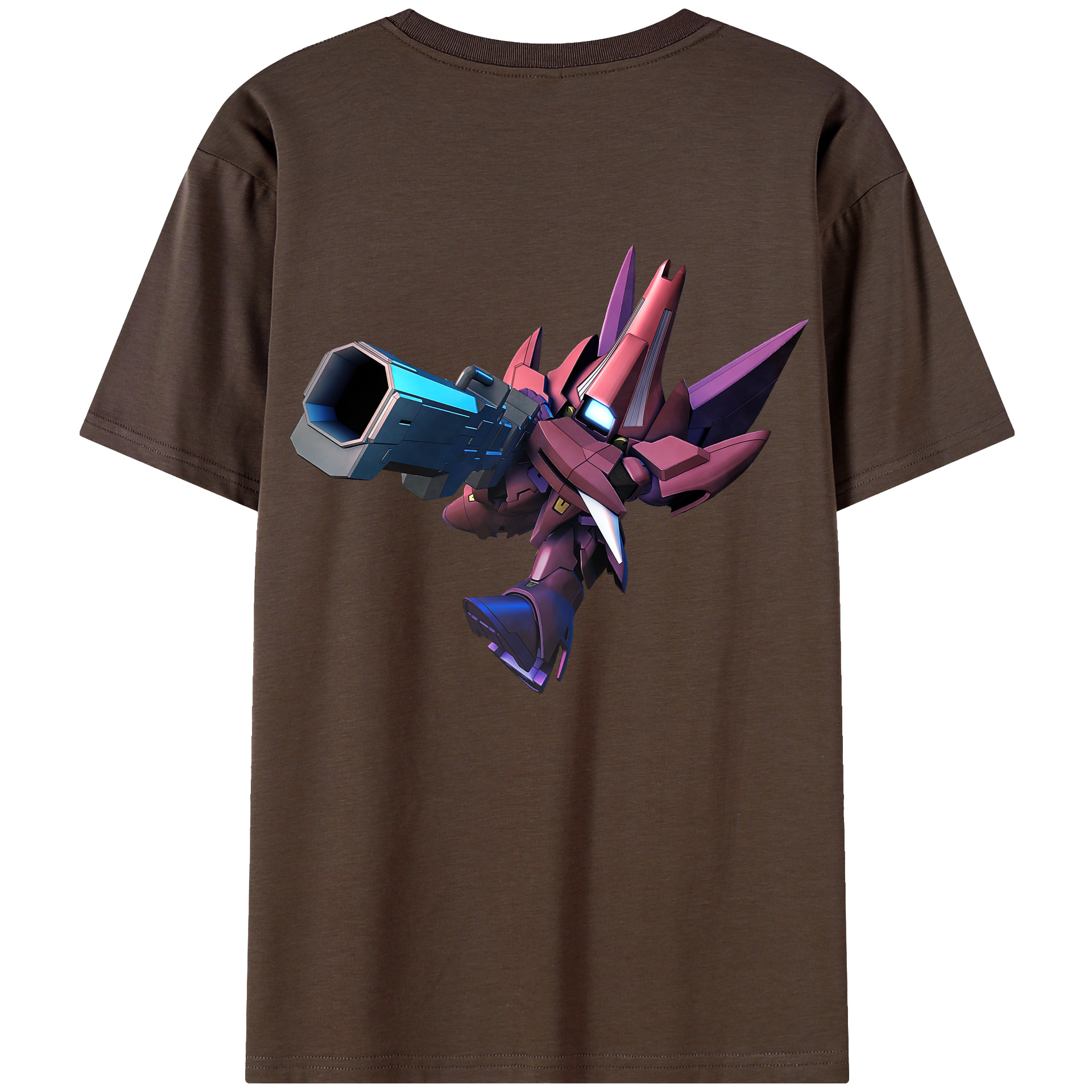 （画像用） 機動戦士ガンダム Mobile Suit Gundam 綿100％半袖Tシャツ（背面プリント）