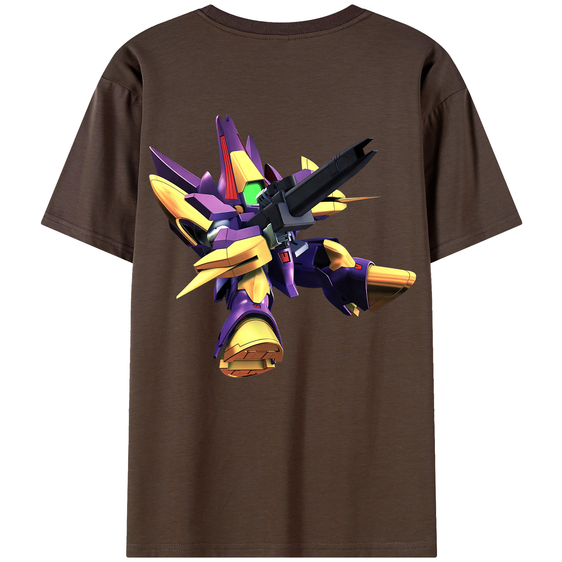 （画像用） 機動戦士ガンダム Mobile Suit Gundam 綿100％半袖Tシャツ（背面プリント）
