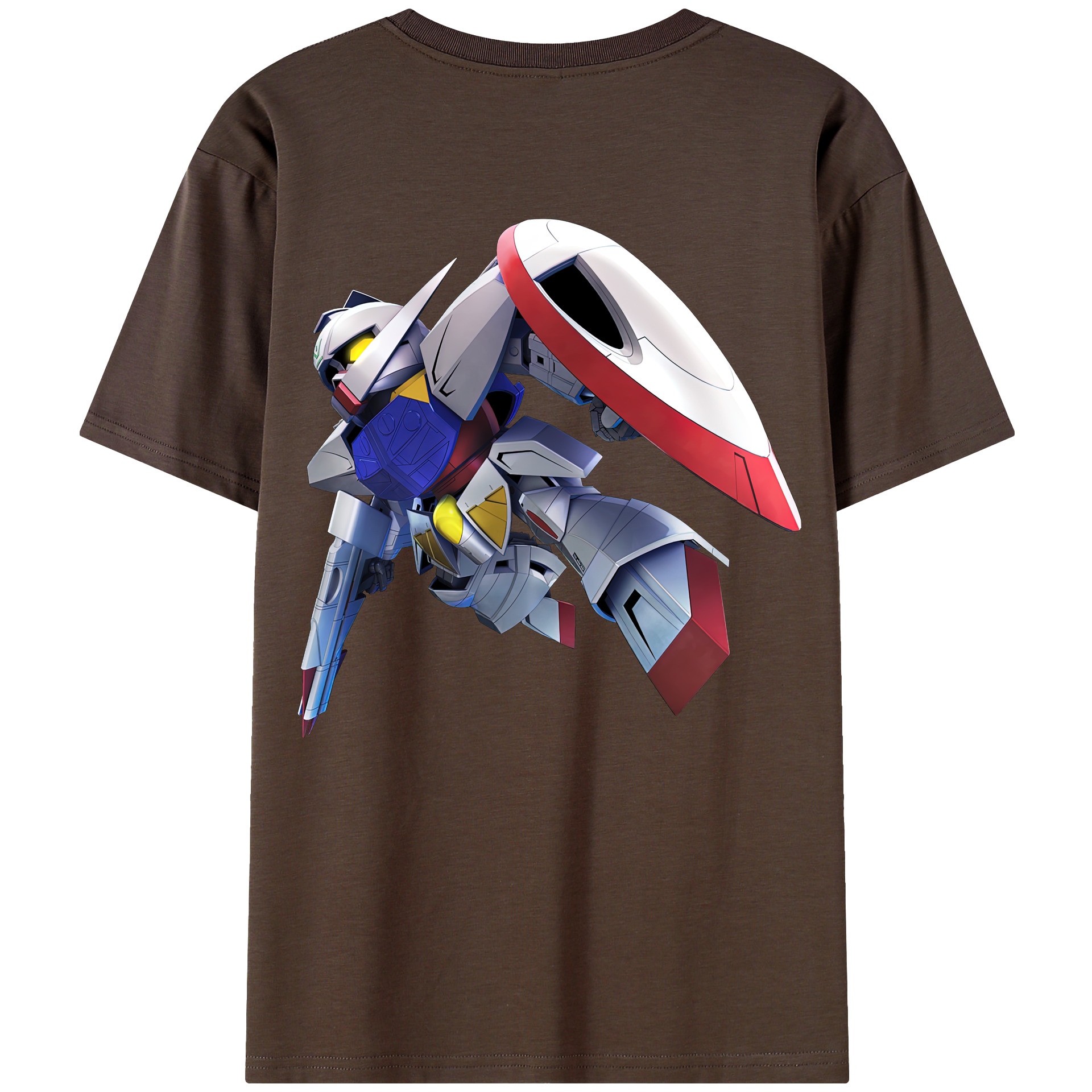 （画像用） 機動戦士ガンダム Mobile Suit Gundam 綿100％半袖Tシャツ（背面プリント）