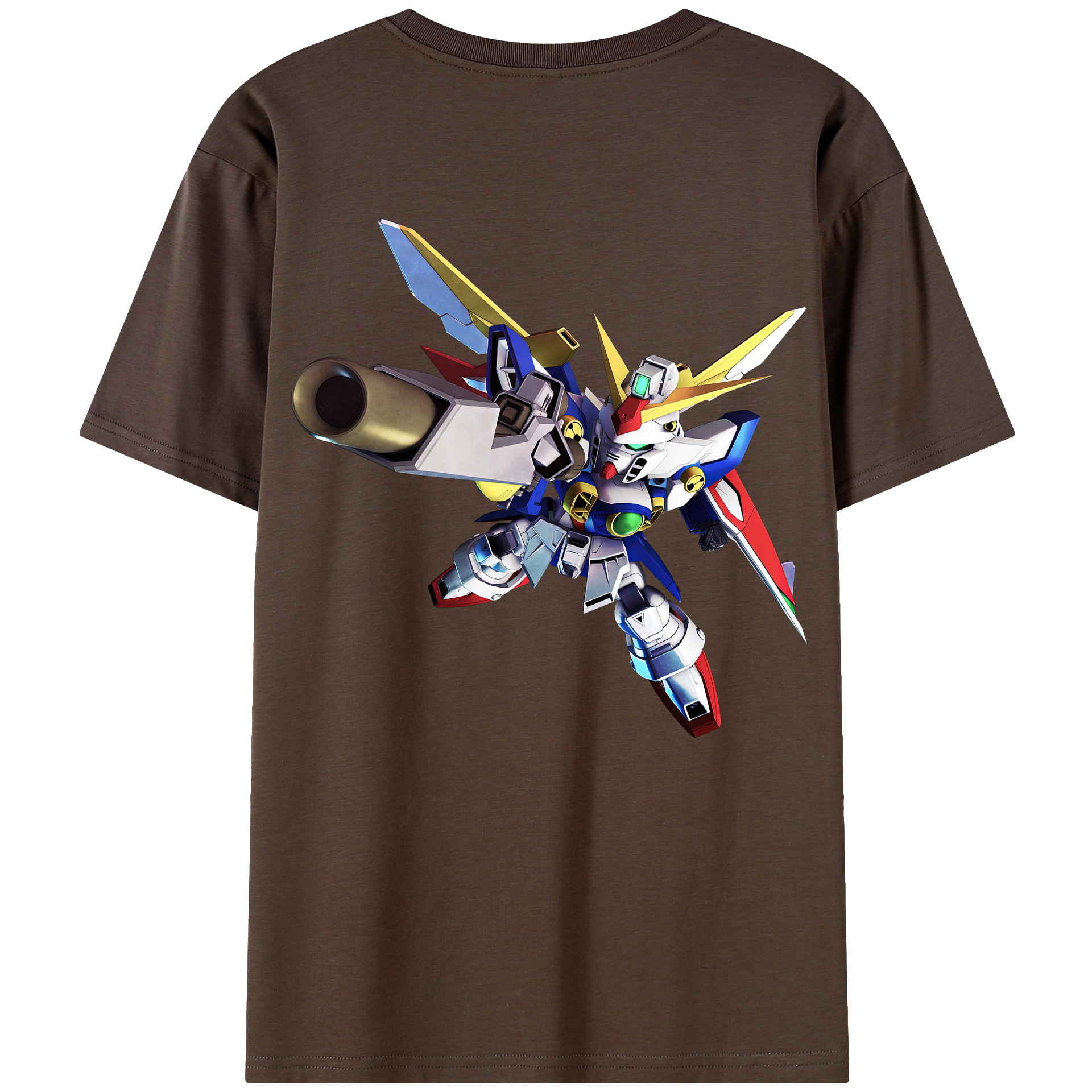 （画像用） 機動戦士ガンダム Mobile Suit Gundam 綿100％半袖Tシャツ（背面プリント）