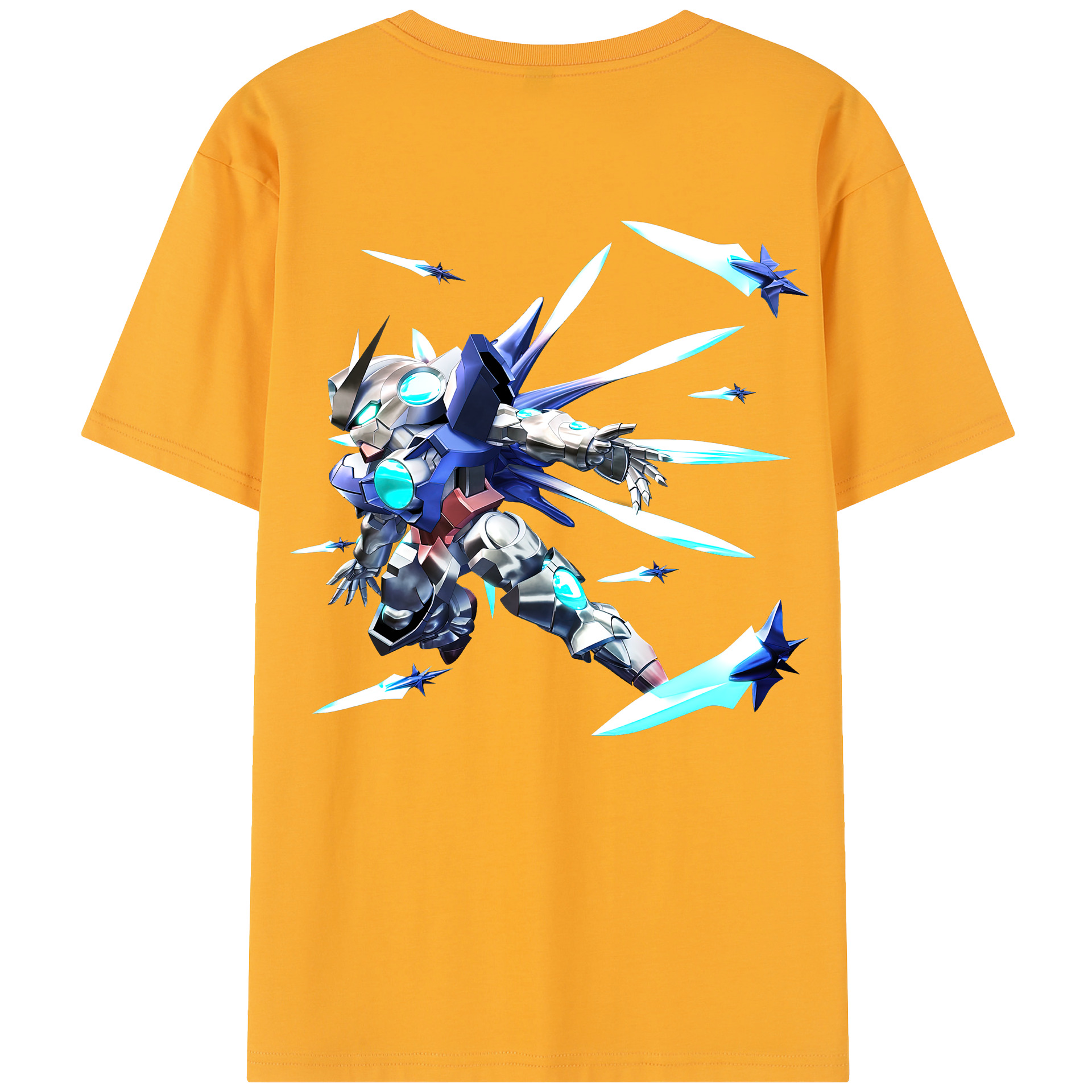 （画像用） 機動戦士ガンダム Mobile Suit Gundam 綿100％半袖Tシャツ（背面プリント）