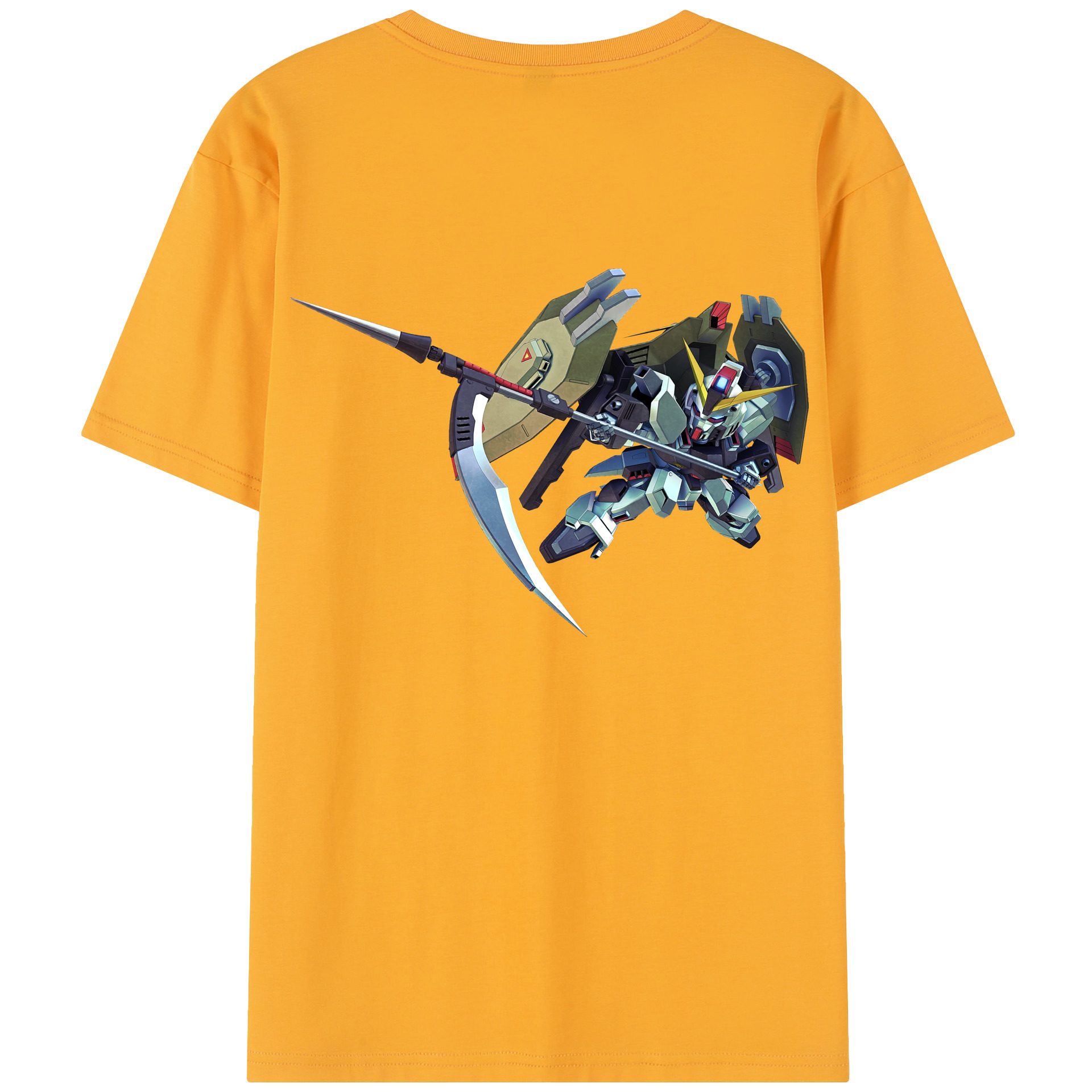 （画像用） 機動戦士ガンダム Mobile Suit Gundam 綿100％半袖Tシャツ（背面プリント）