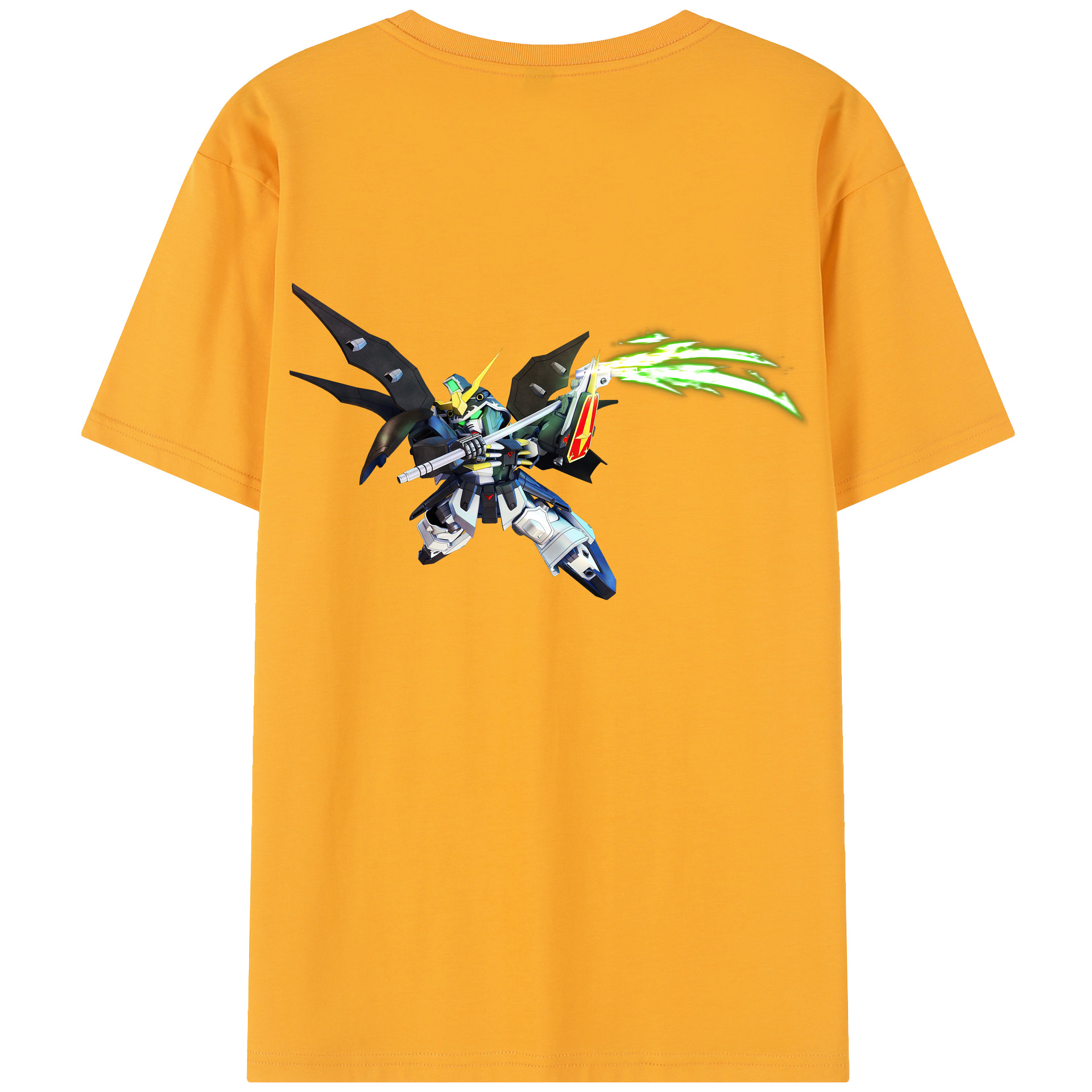 （画像用） 機動戦士ガンダム Mobile Suit Gundam 綿100％半袖Tシャツ（背面プリント）