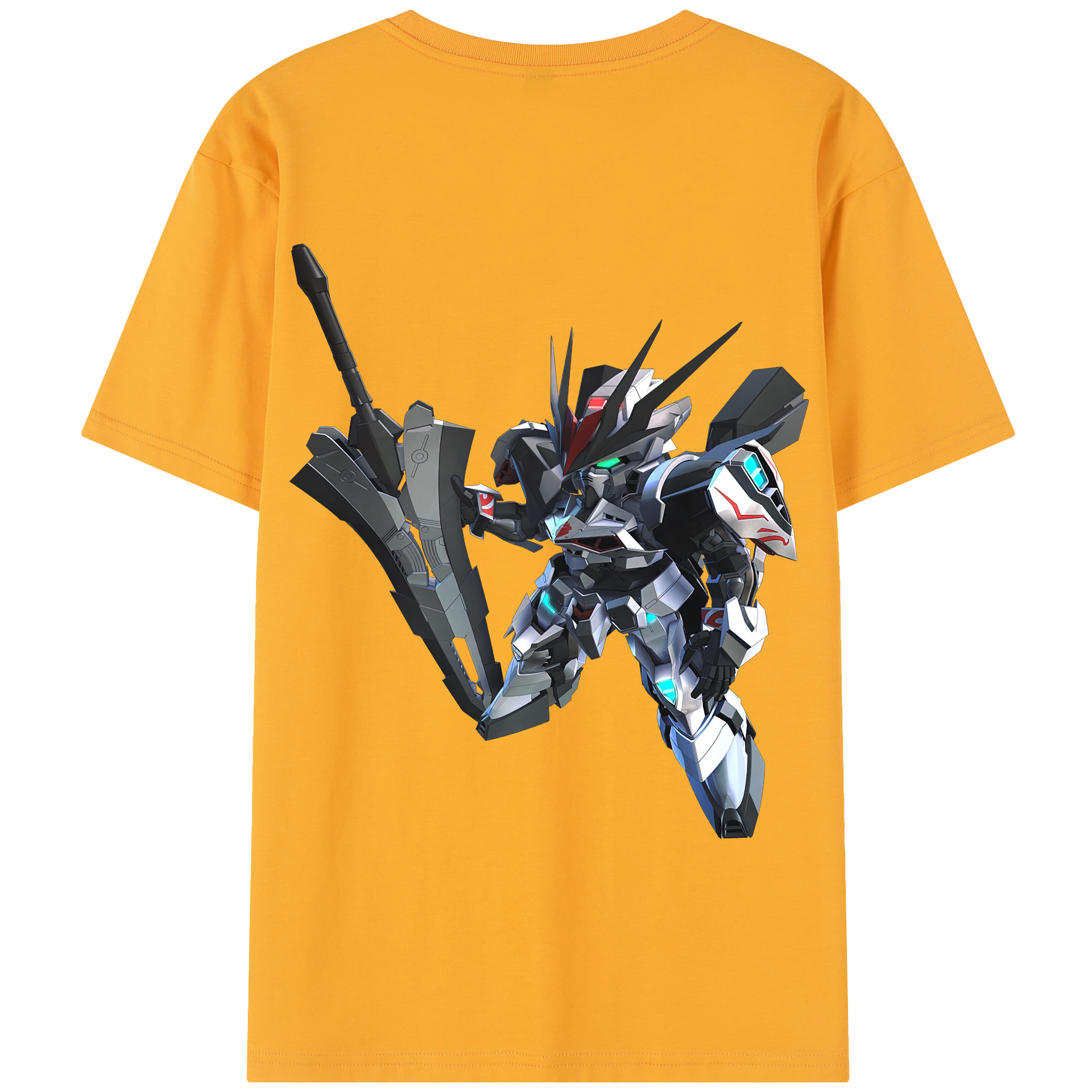 （画像用） 機動戦士ガンダム Mobile Suit Gundam 綿100％半袖Tシャツ（背面プリント）
