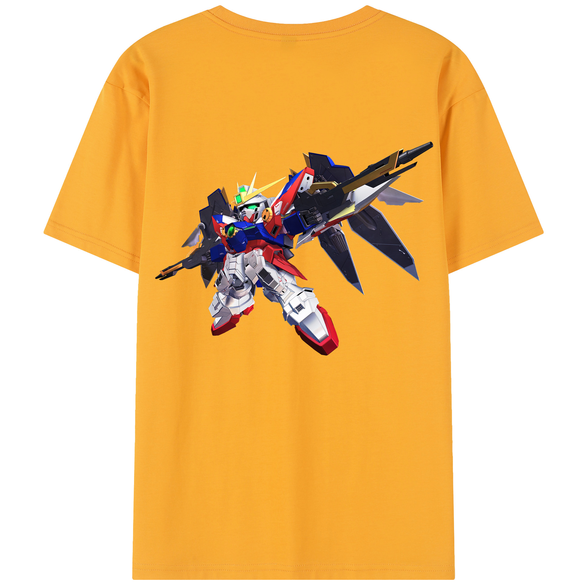（画像用） 機動戦士ガンダム Mobile Suit Gundam 綿100％半袖Tシャツ（背面プリント）