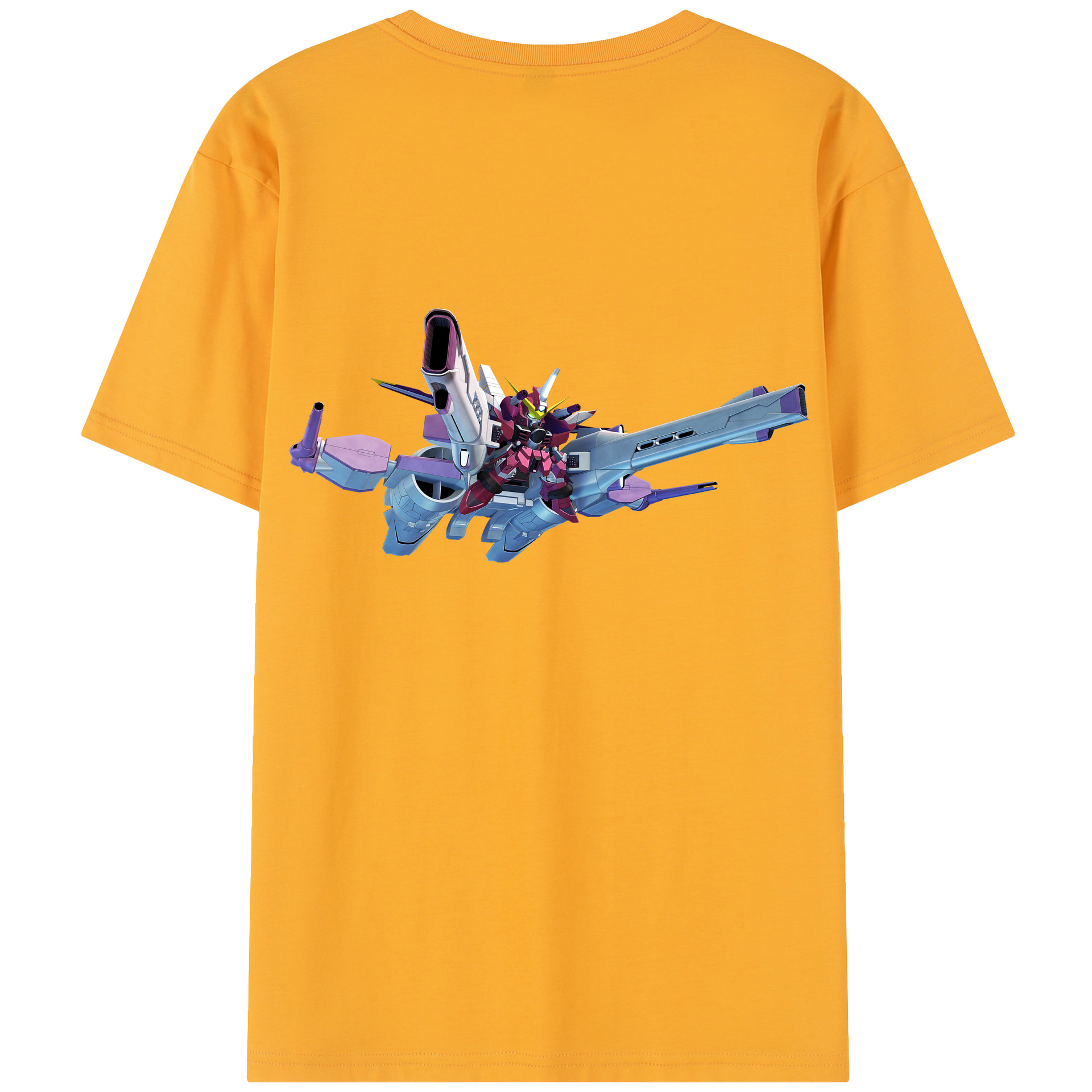 （画像用） 機動戦士ガンダム Mobile Suit Gundam 綿100％半袖Tシャツ（背面プリント）
