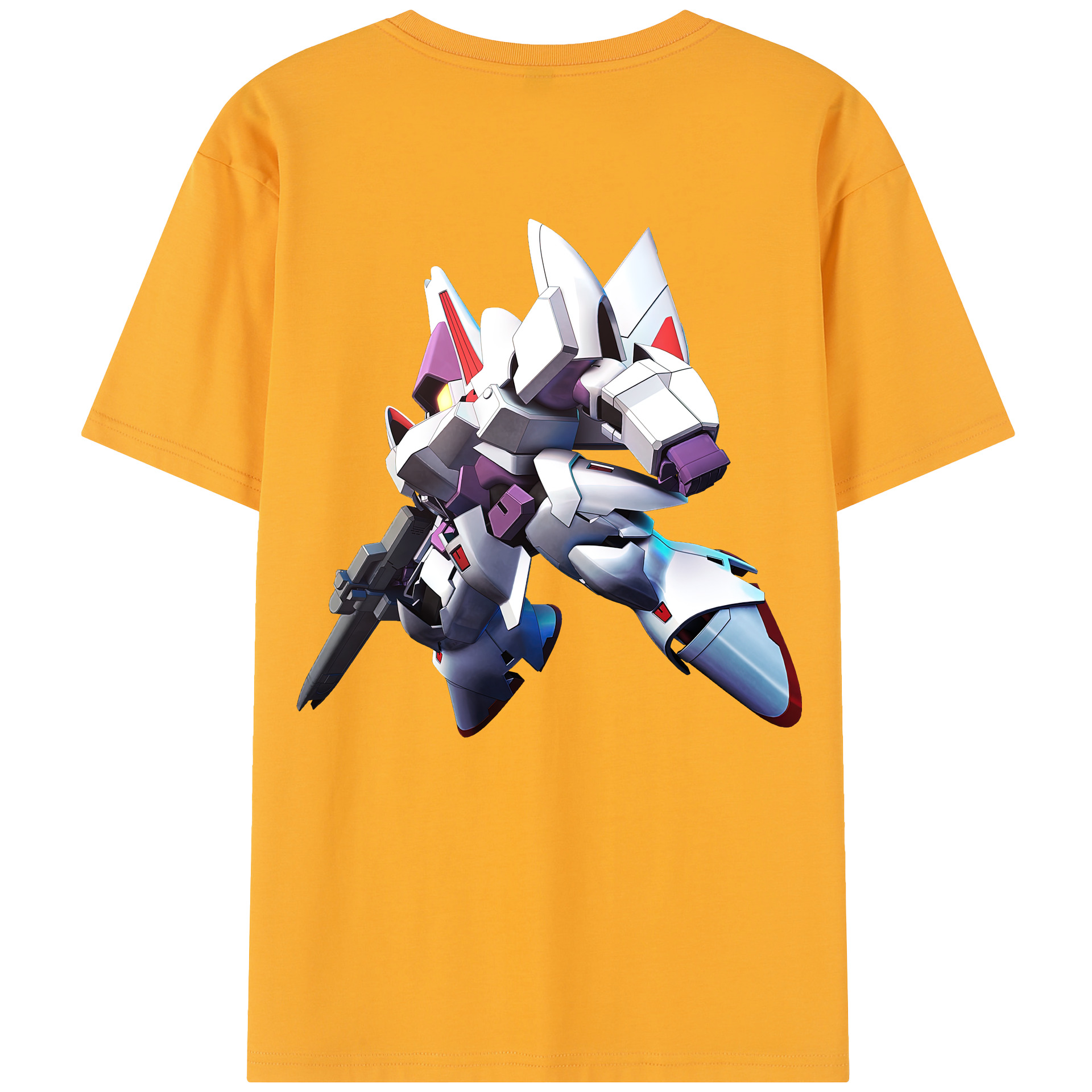 （画像用） 機動戦士ガンダム Mobile Suit Gundam 綿100％半袖Tシャツ（背面プリント）