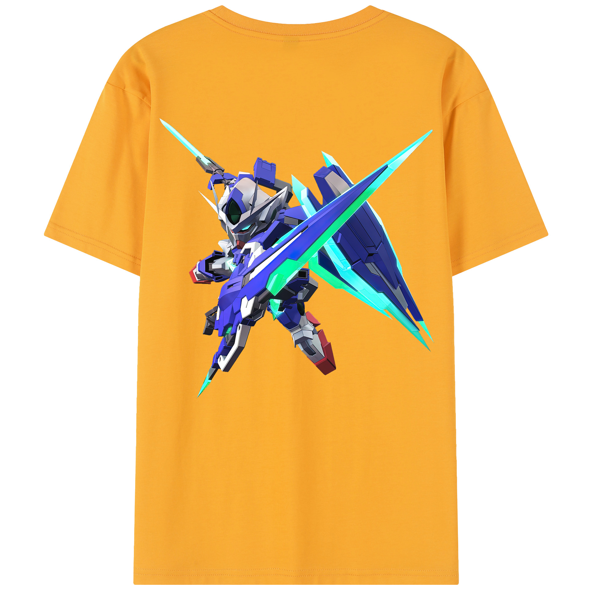 （画像用） 機動戦士ガンダム Mobile Suit Gundam 綿100％半袖Tシャツ（背面プリント）