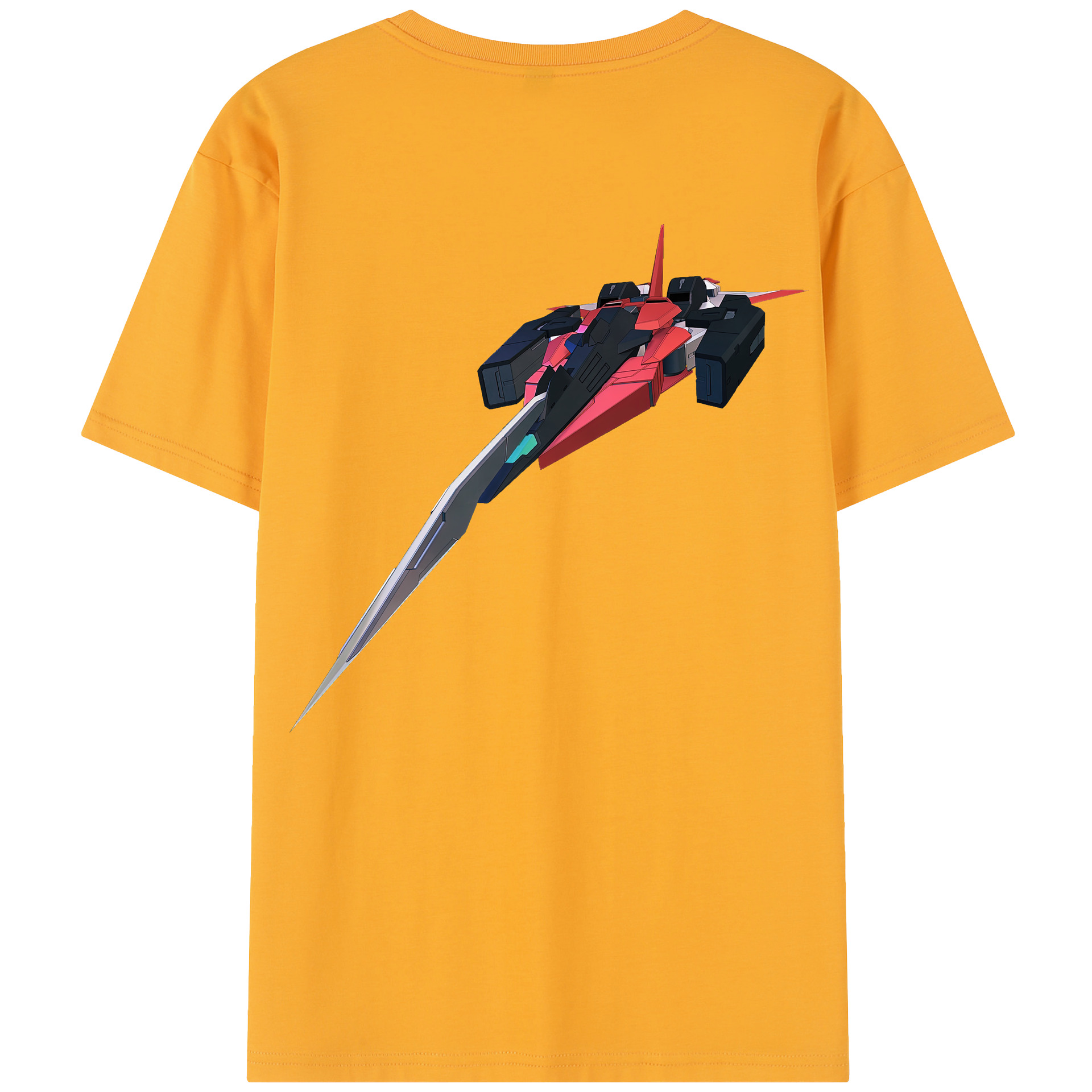 （画像用） 機動戦士ガンダム Mobile Suit Gundam 綿100％半袖Tシャツ（背面プリント）