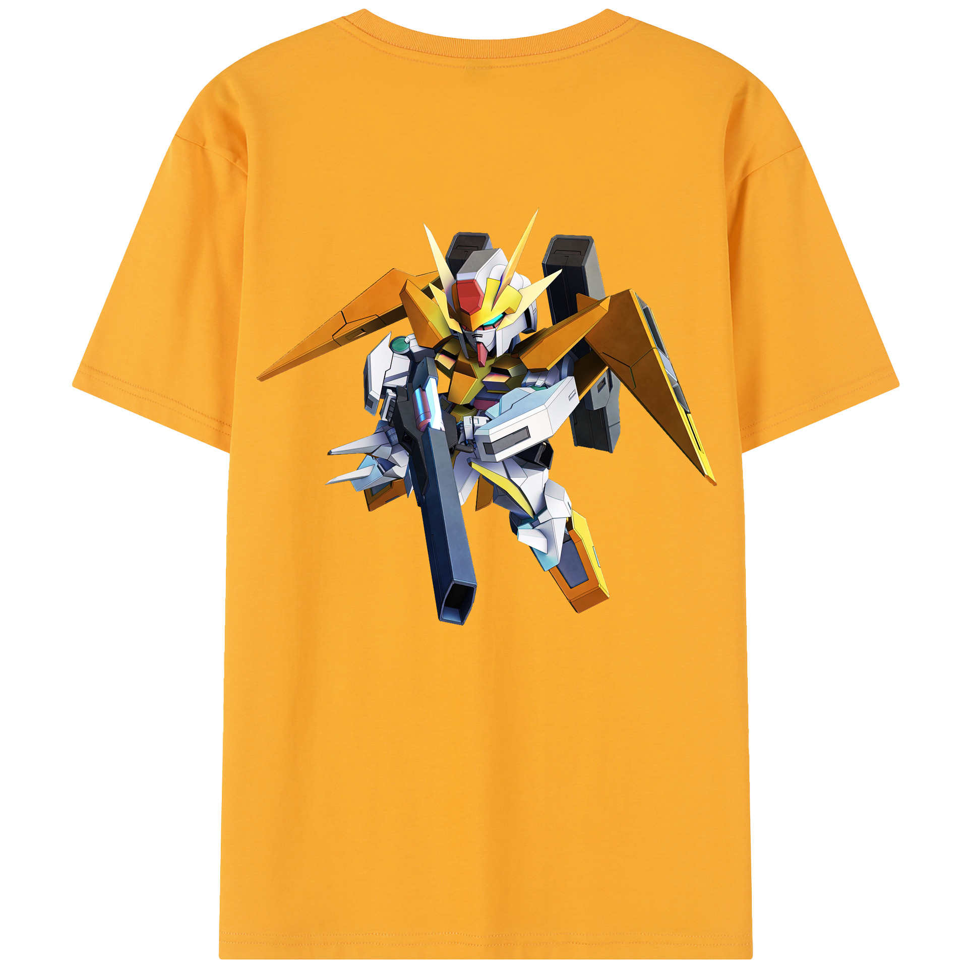 （画像用） 機動戦士ガンダム Mobile Suit Gundam 綿100％半袖Tシャツ（背面プリント）