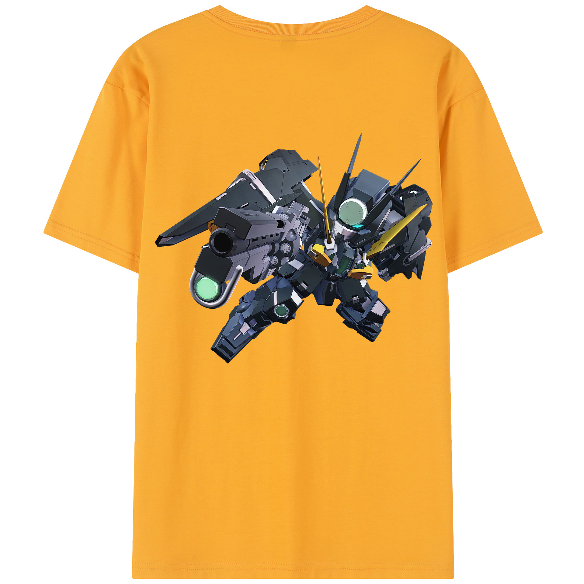 （画像用） 機動戦士ガンダム Mobile Suit Gundam 綿100％半袖Tシャツ（背面プリント）