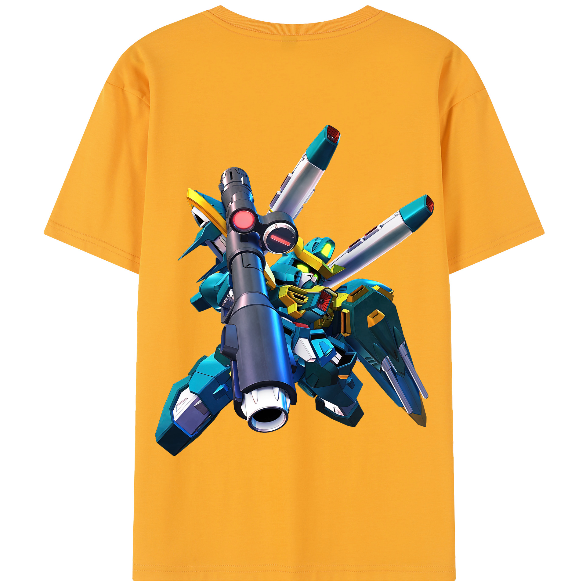（画像用） 機動戦士ガンダム Mobile Suit Gundam 綿100％半袖Tシャツ（背面プリント）