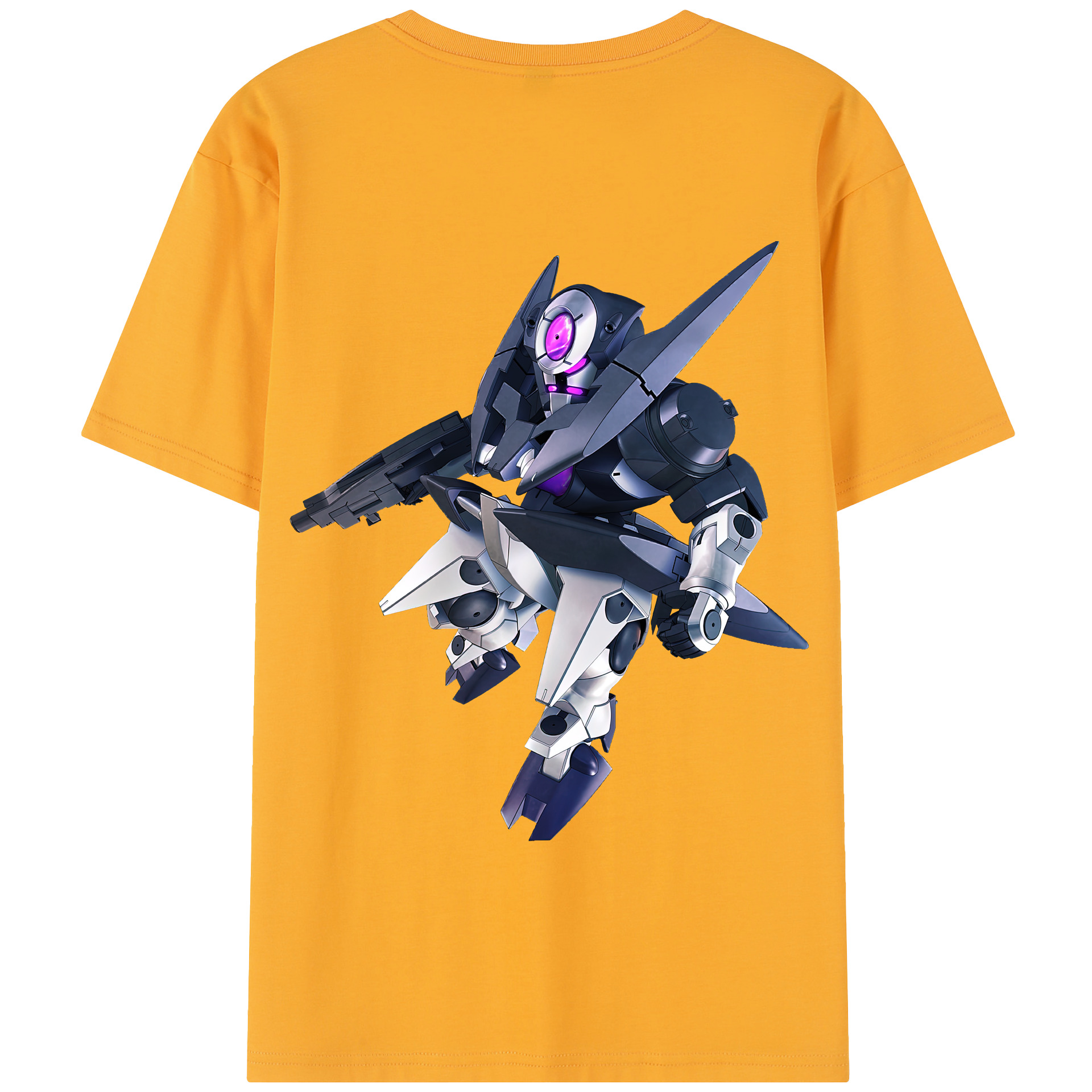 （画像用） 機動戦士ガンダム Mobile Suit Gundam 綿100％半袖Tシャツ（背面プリント）