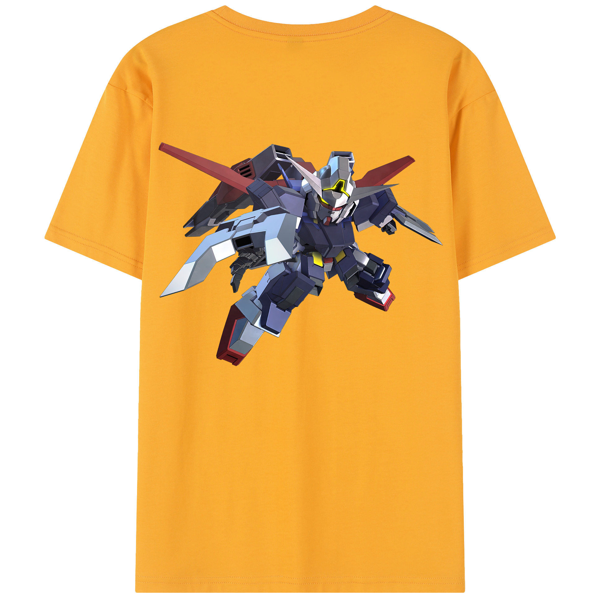 （画像用） 機動戦士ガンダム Mobile Suit Gundam 綿100％半袖Tシャツ（背面プリント）