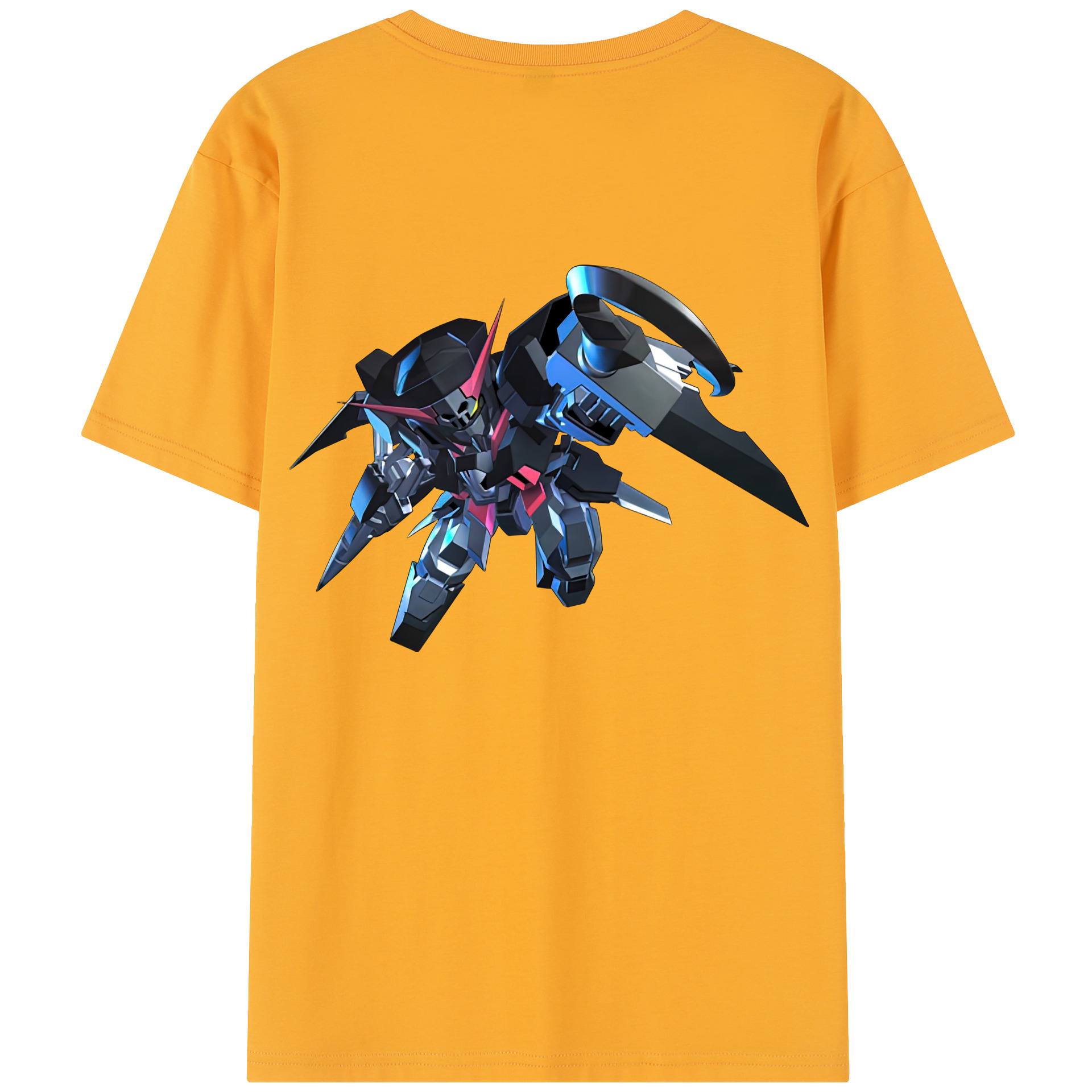 （画像用） 機動戦士ガンダム Mobile Suit Gundam 綿100％半袖Tシャツ（背面プリント）