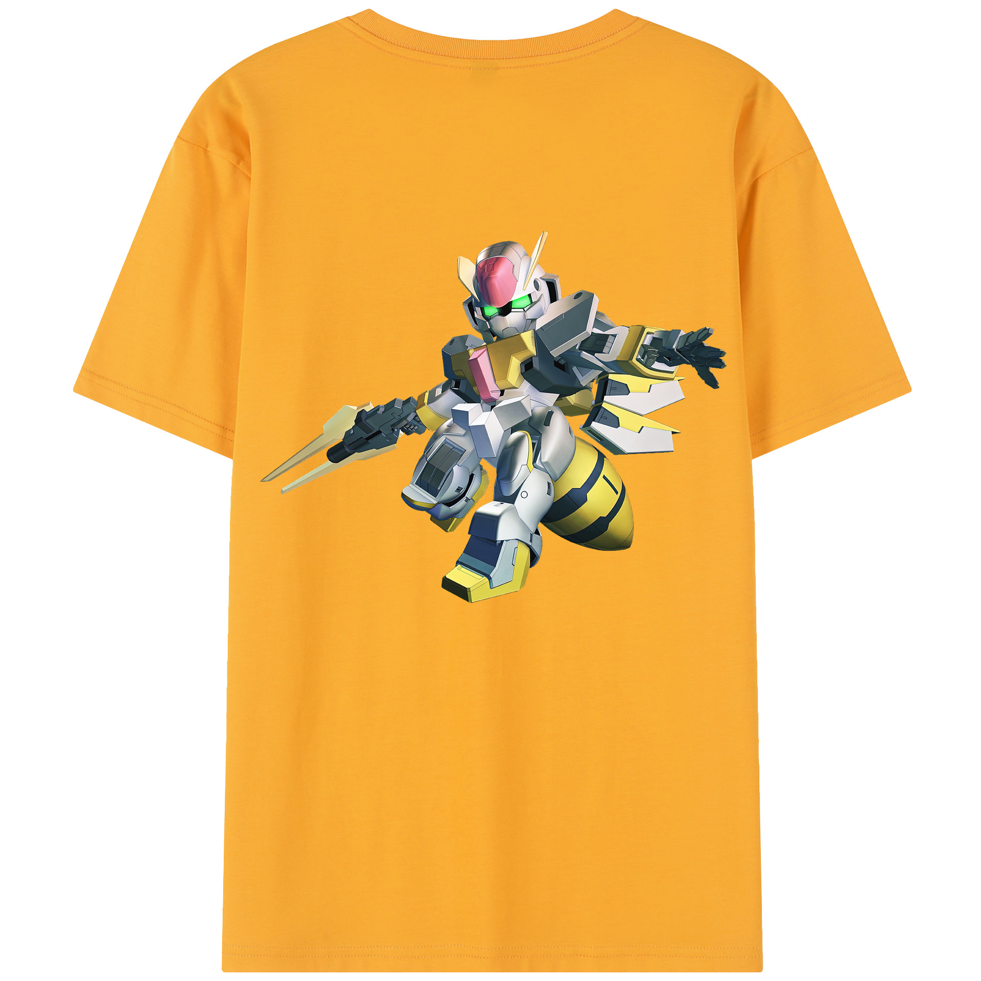 （画像用） 機動戦士ガンダム Mobile Suit Gundam 綿100％半袖Tシャツ（背面プリント）