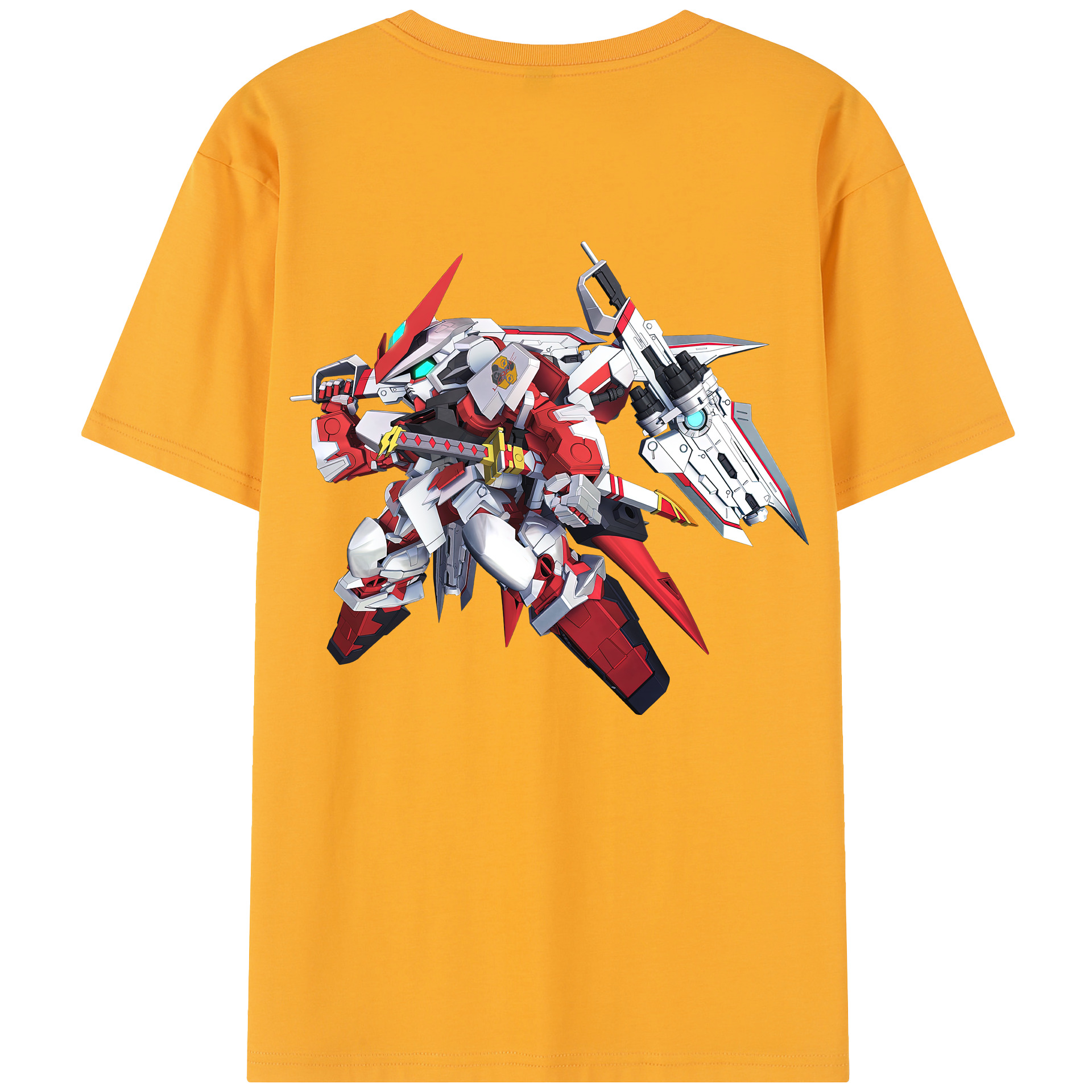 （画像用） 機動戦士ガンダム Mobile Suit Gundam 綿100％半袖Tシャツ（背面プリント）