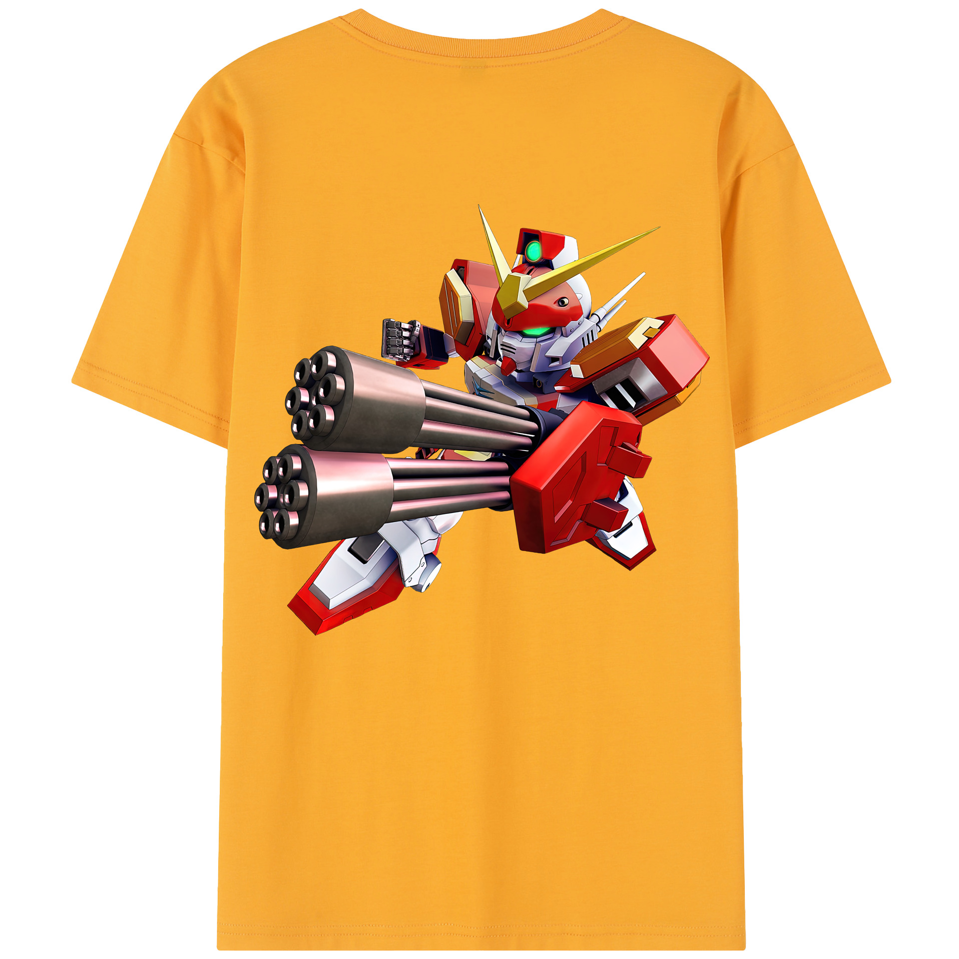 （画像用） 機動戦士ガンダム Mobile Suit Gundam 綿100％半袖Tシャツ（背面プリント）