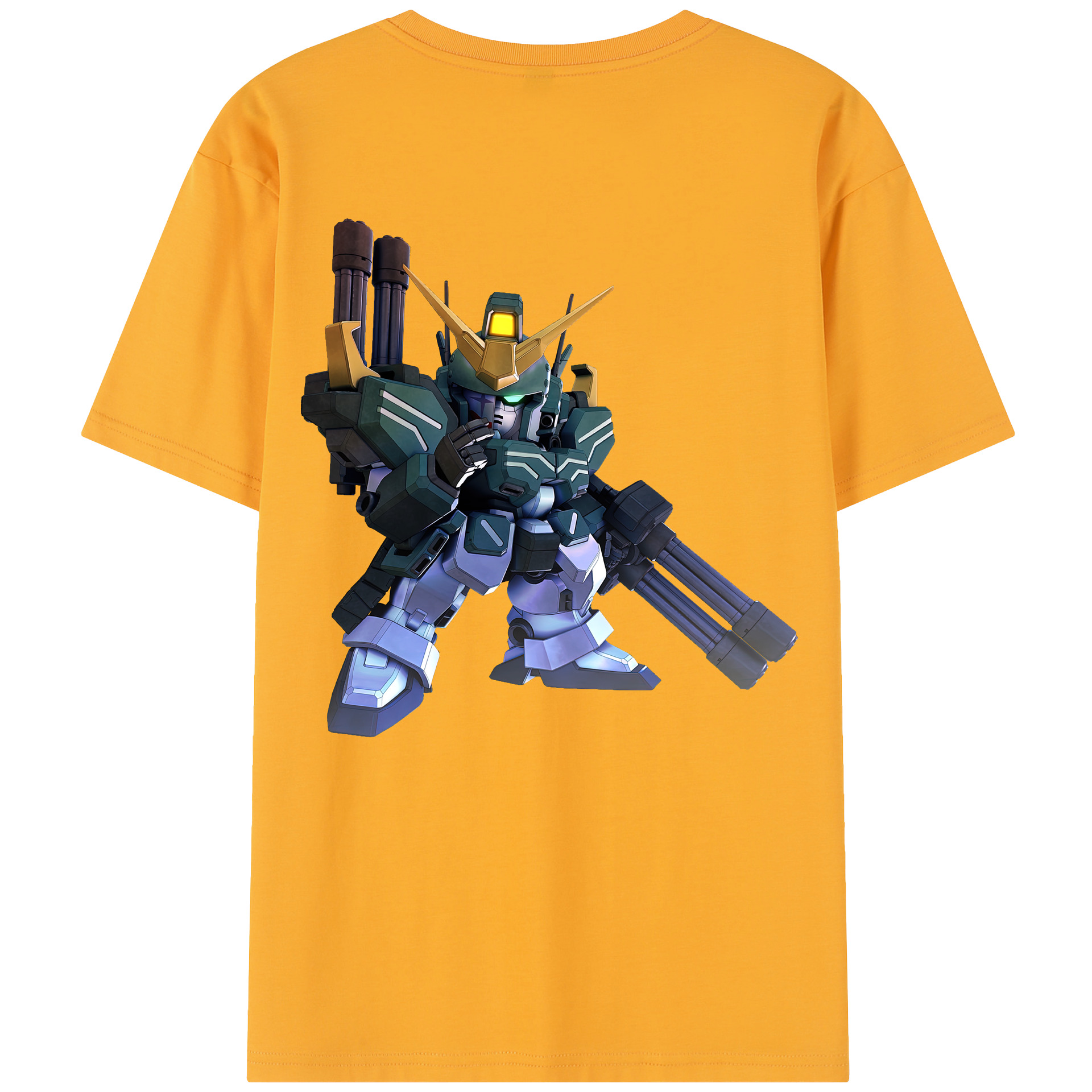 （画像用） 機動戦士ガンダム Mobile Suit Gundam 綿100％半袖Tシャツ（背面プリント）