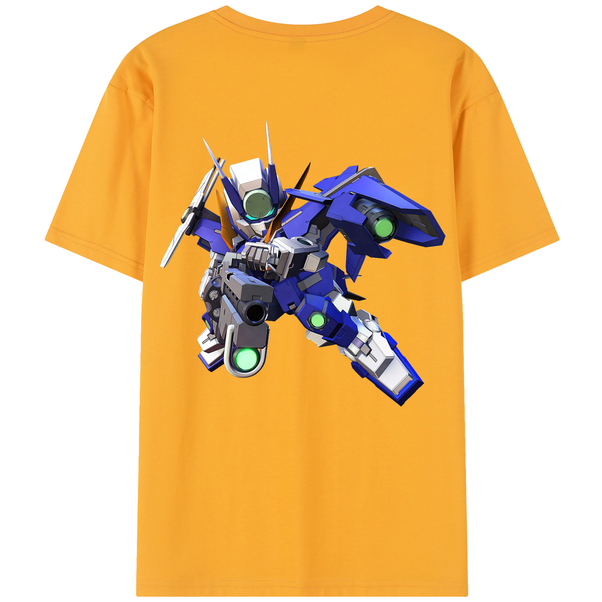 （画像用） 機動戦士ガンダム Mobile Suit Gundam 綿100％半袖Tシャツ（背面プリント）