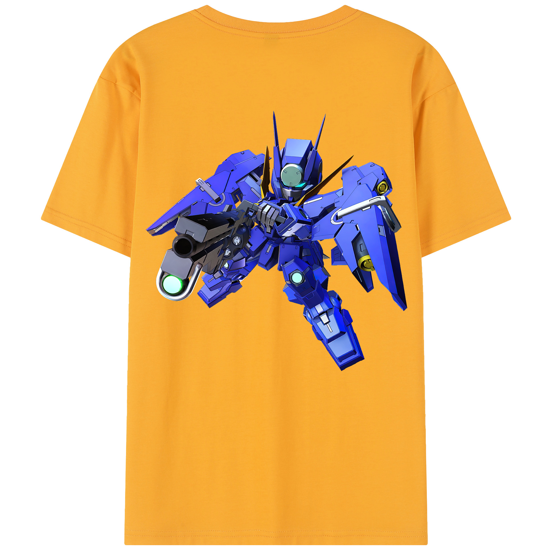 （画像用） 機動戦士ガンダム Mobile Suit Gundam 綿100％半袖Tシャツ（背面プリント）