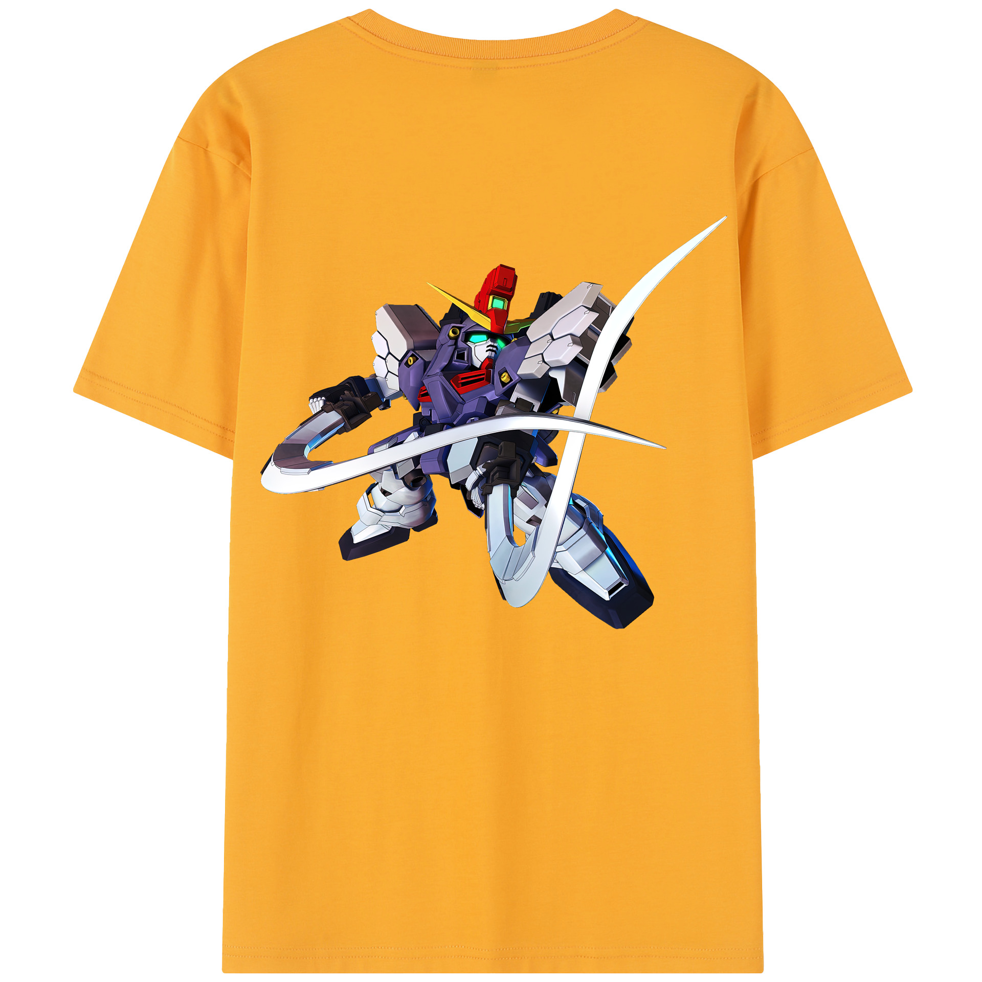 （画像用） 機動戦士ガンダム Mobile Suit Gundam 綿100％半袖Tシャツ（背面プリント）