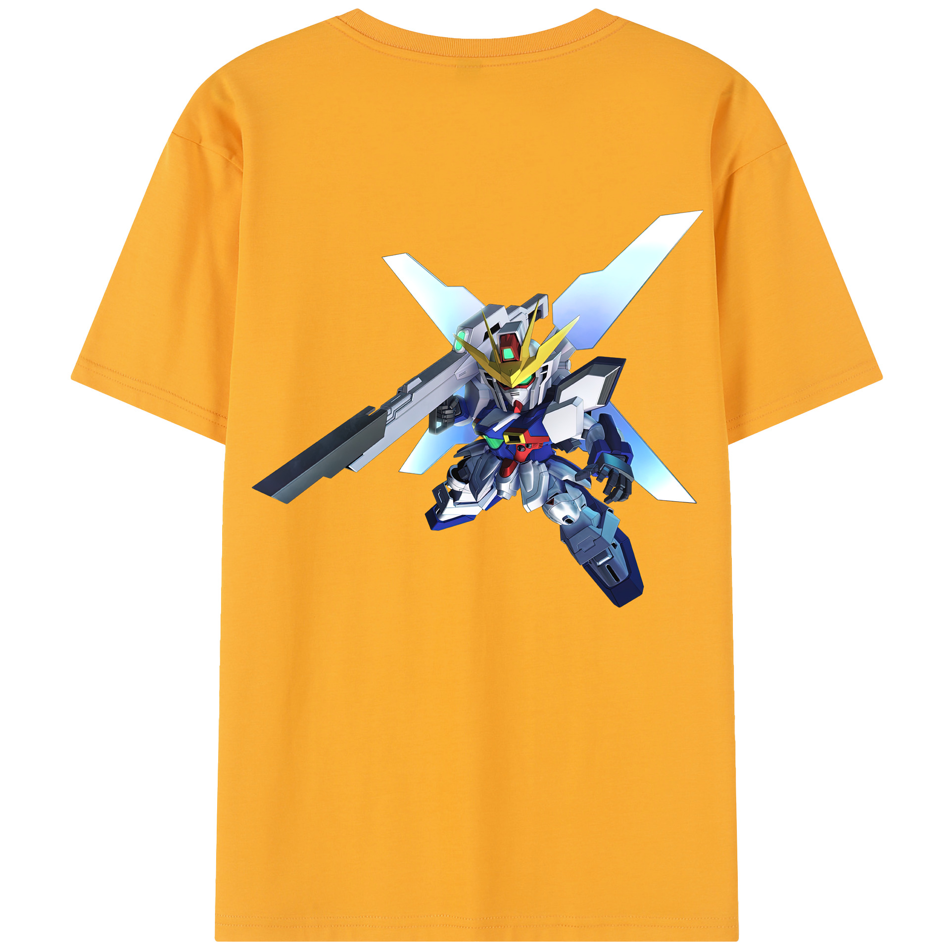 （画像用） 機動戦士ガンダム Mobile Suit Gundam 綿100％半袖Tシャツ（背面プリント）