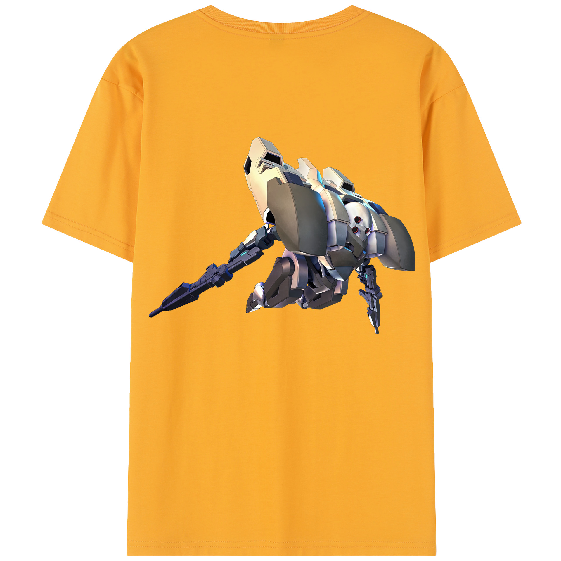 （画像用） 機動戦士ガンダム Mobile Suit Gundam 綿100％半袖Tシャツ（背面プリント）