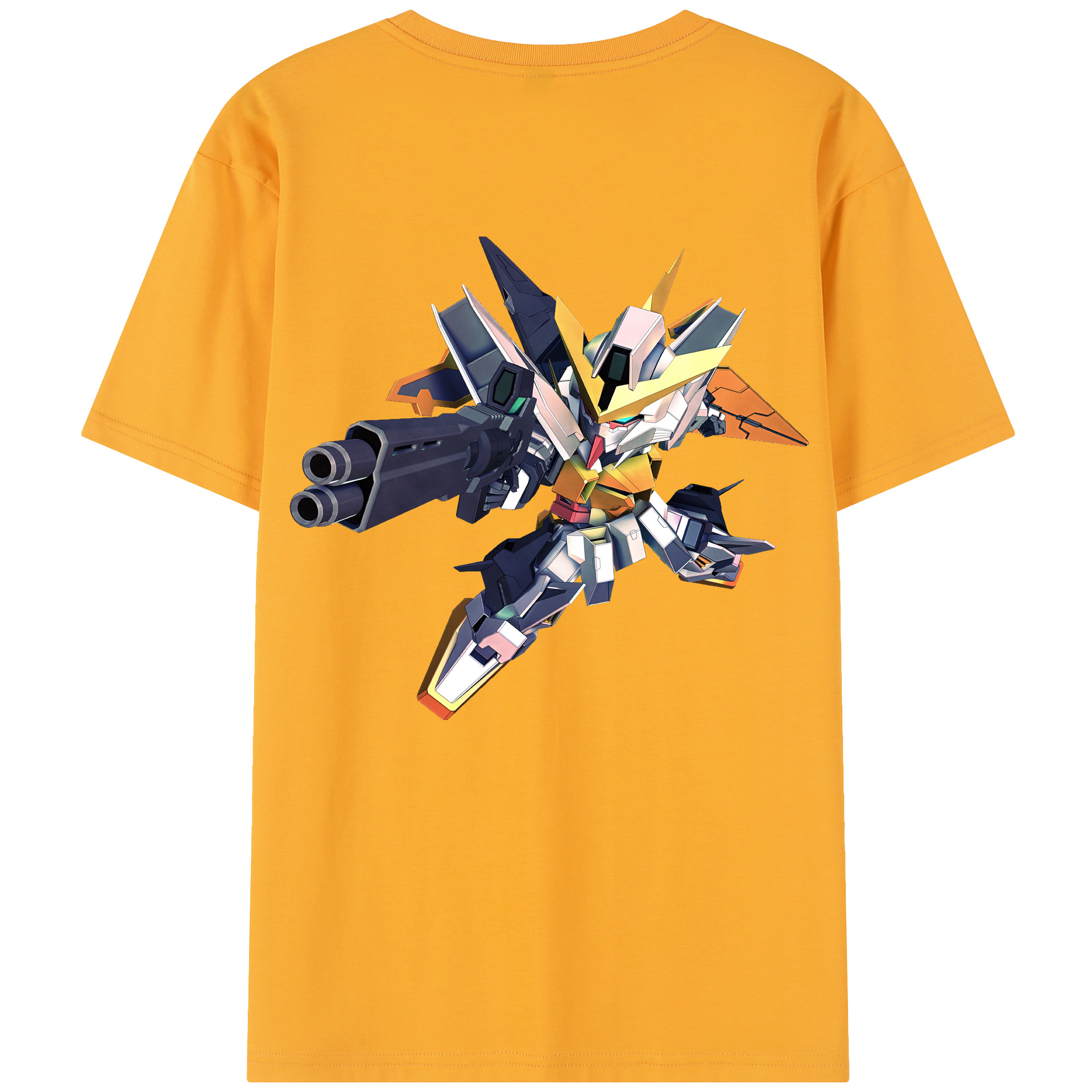 （画像用） 機動戦士ガンダム Mobile Suit Gundam 綿100％半袖Tシャツ（背面プリント）
