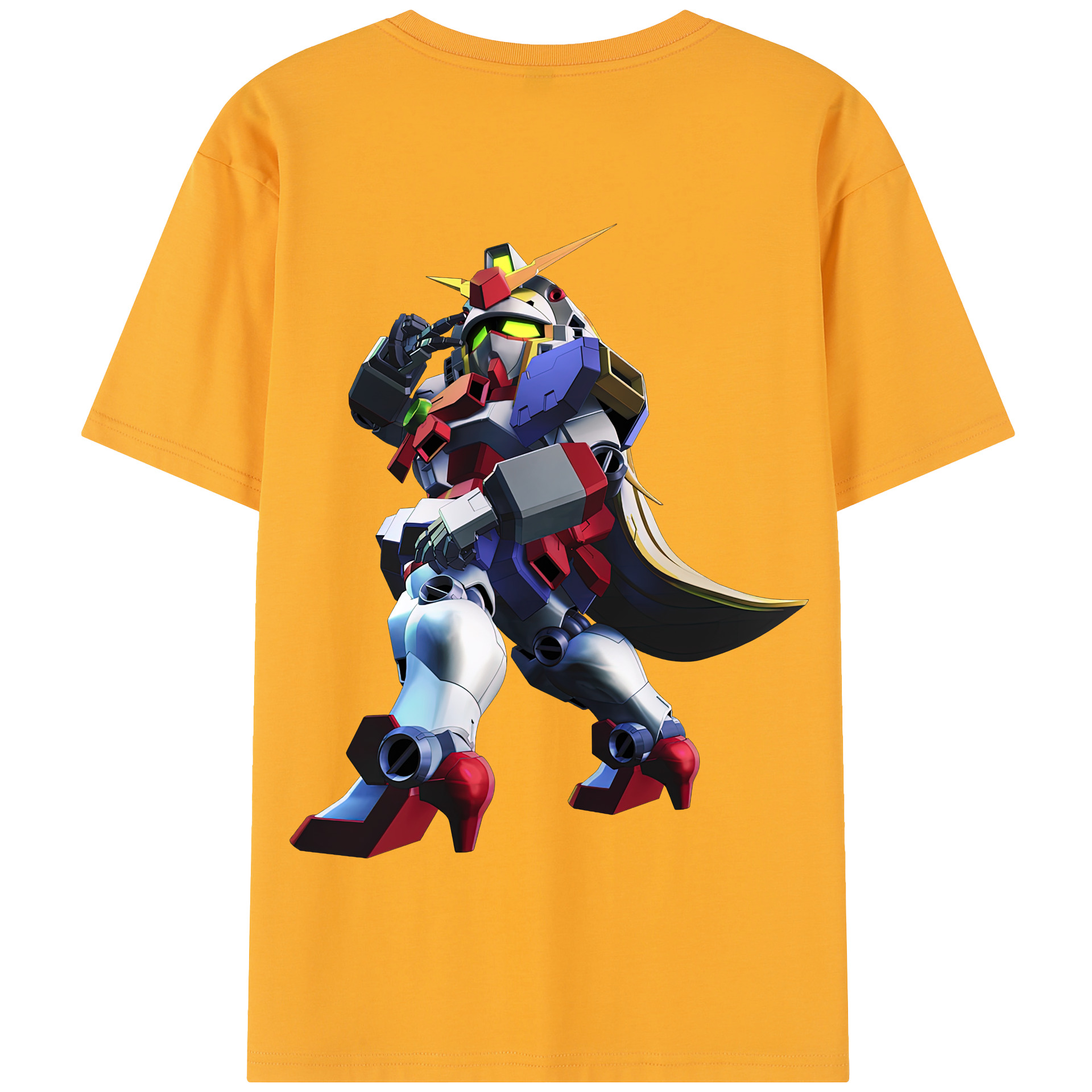 （画像用） 機動戦士ガンダム Mobile Suit Gundam 綿100％半袖Tシャツ（背面プリント）