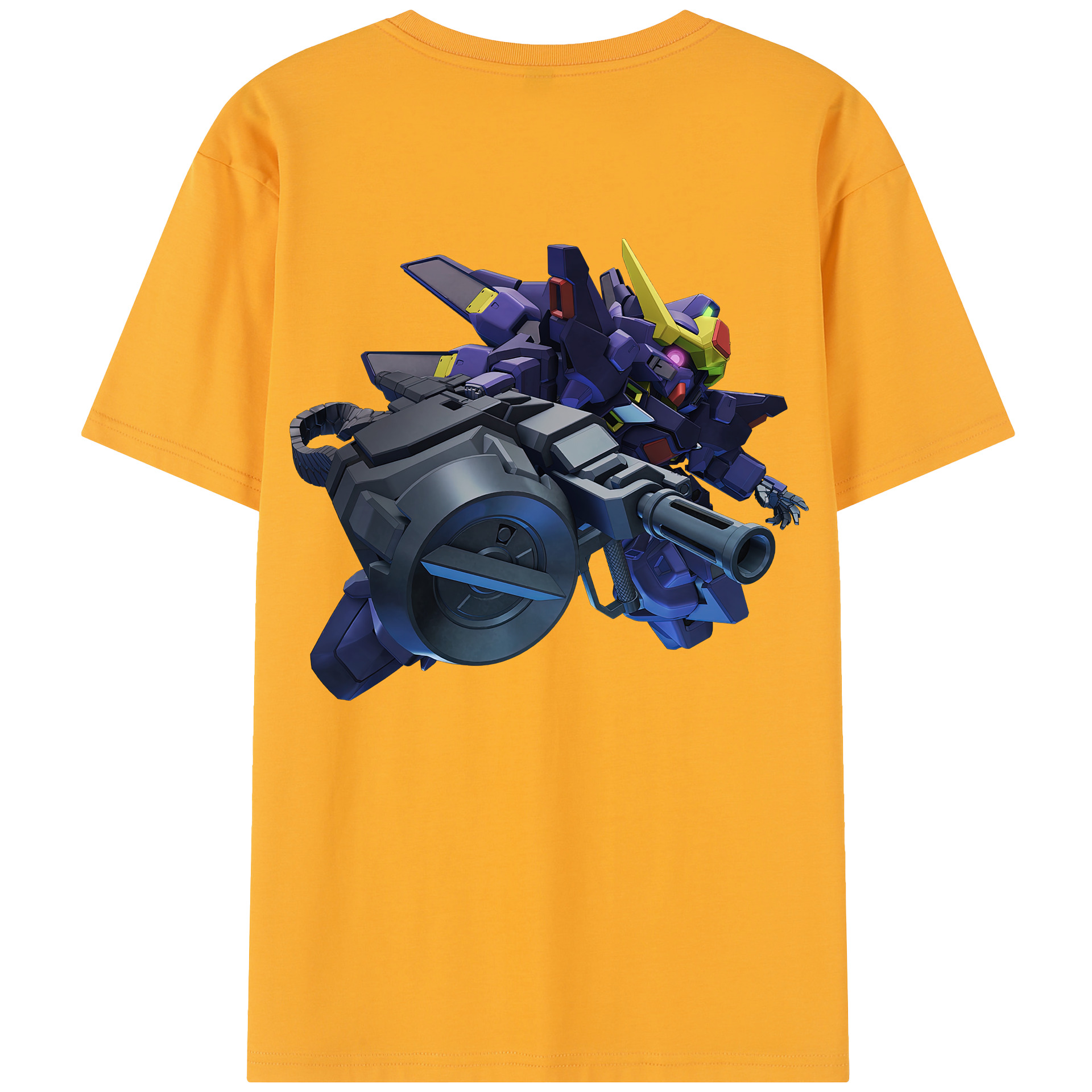 （画像用） 機動戦士ガンダム Mobile Suit Gundam 綿100％半袖Tシャツ（背面プリント）