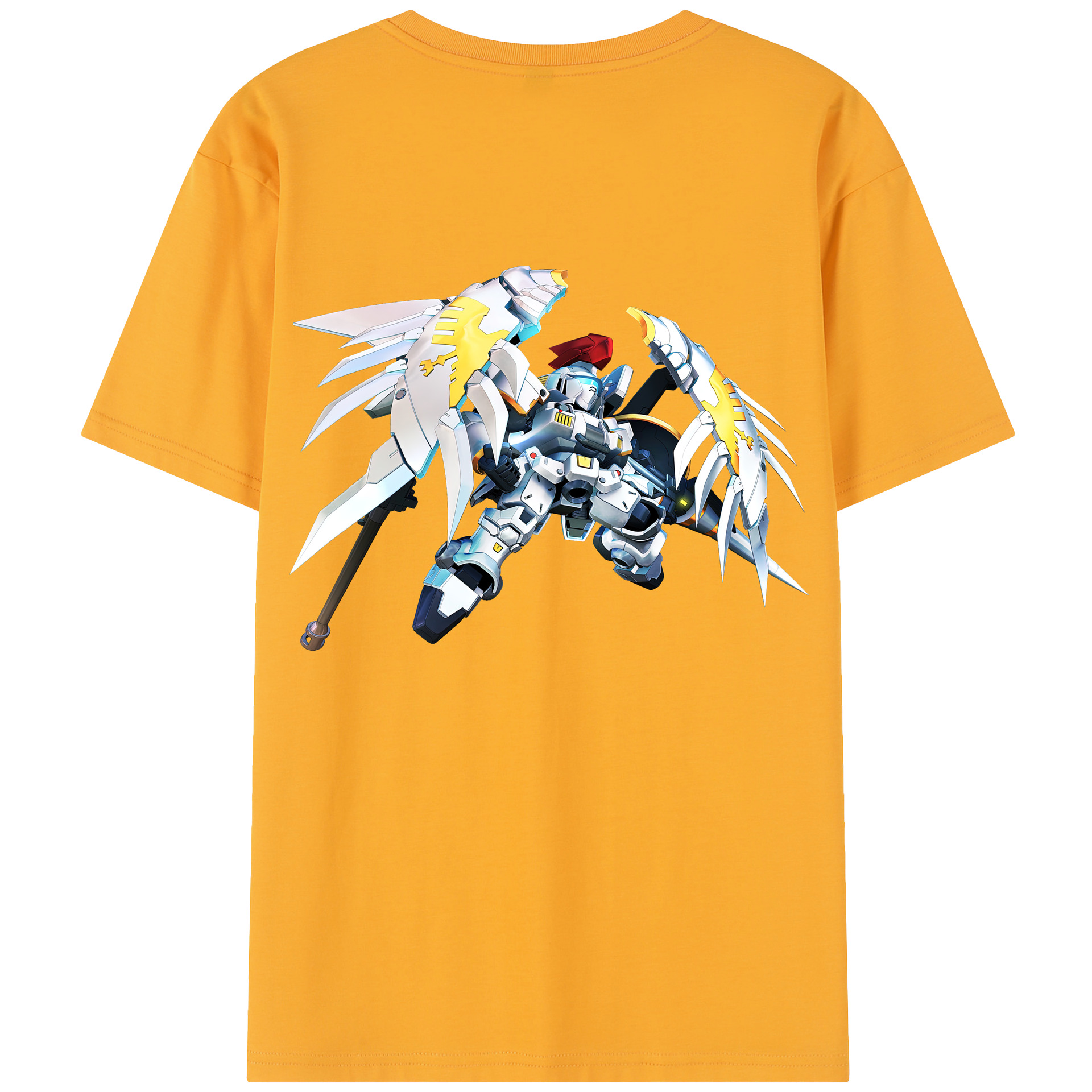 （画像用） 機動戦士ガンダム Mobile Suit Gundam 綿100％半袖Tシャツ（背面プリント）