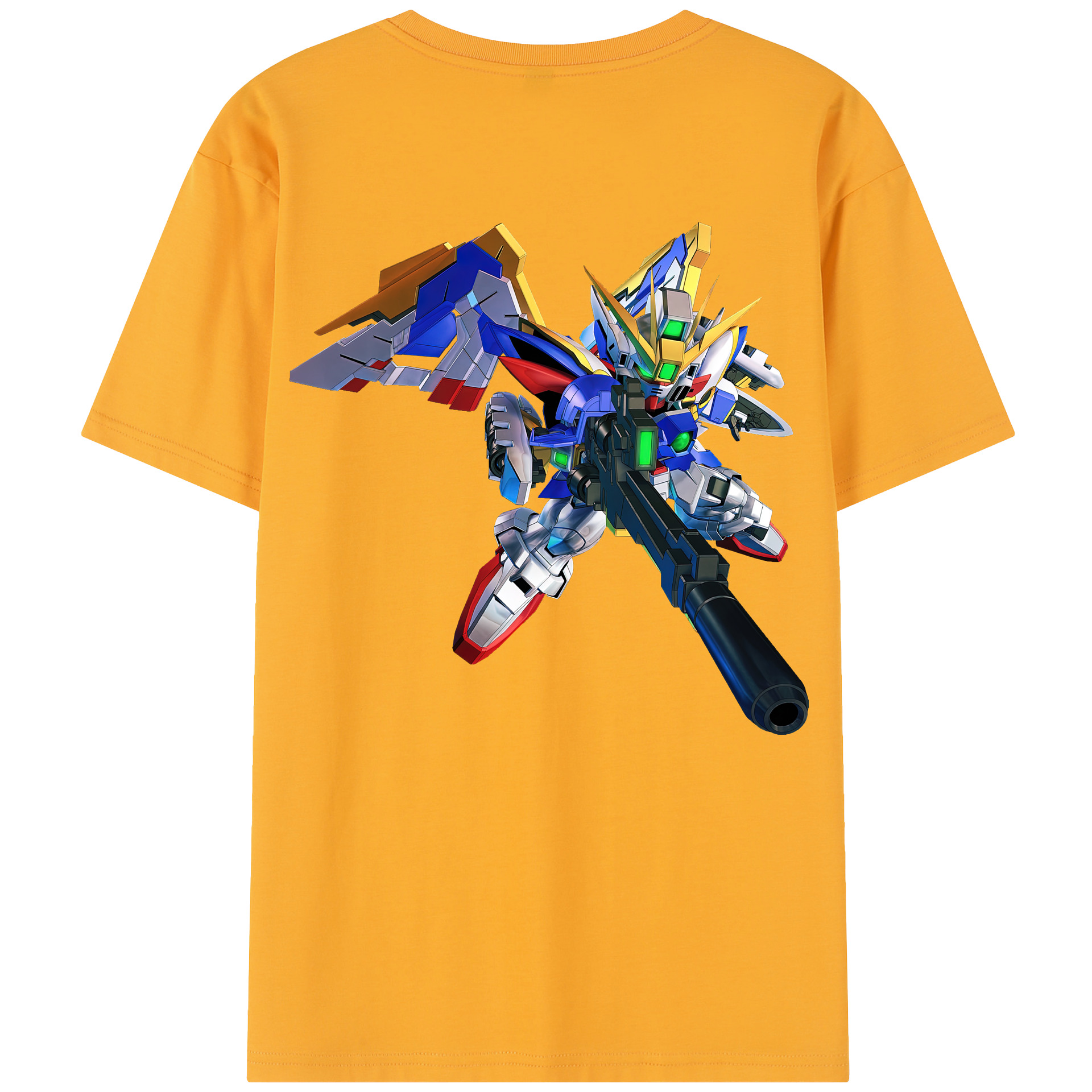 （画像用） 機動戦士ガンダム Mobile Suit Gundam 綿100％半袖Tシャツ（背面プリント）