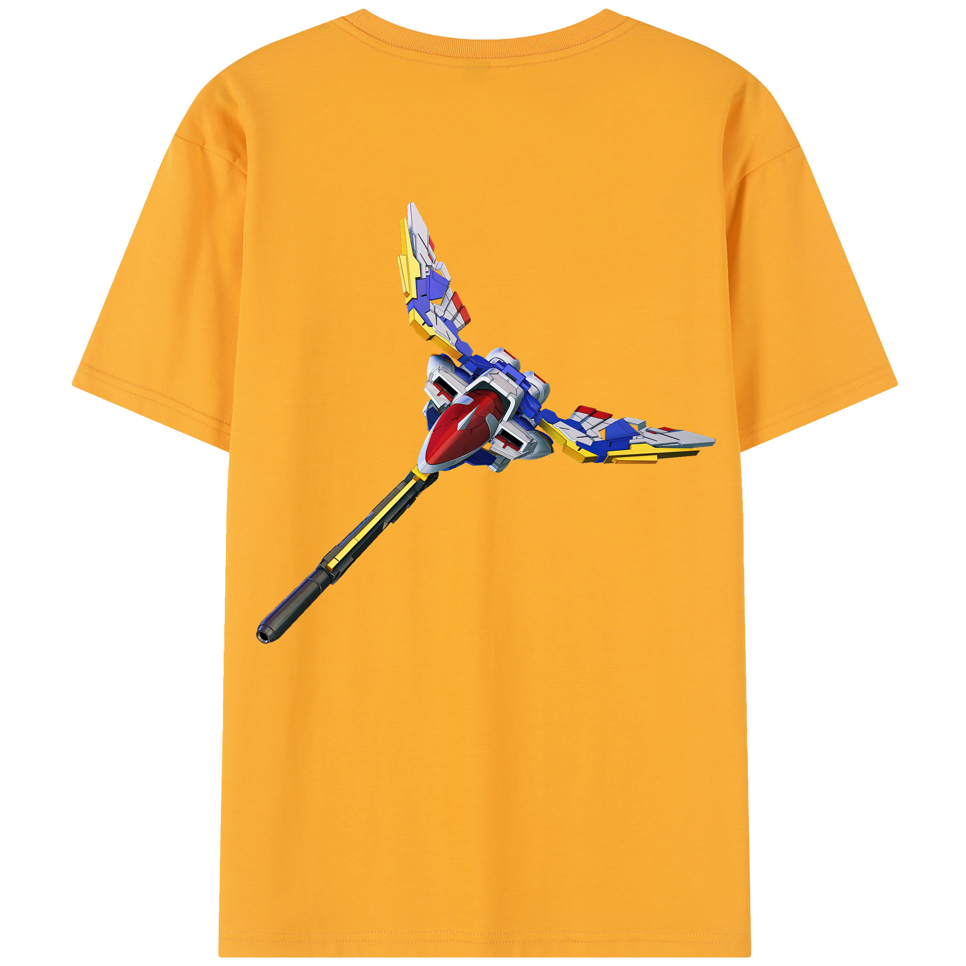 （画像用） 機動戦士ガンダム Mobile Suit Gundam 綿100％半袖Tシャツ（背面プリント）